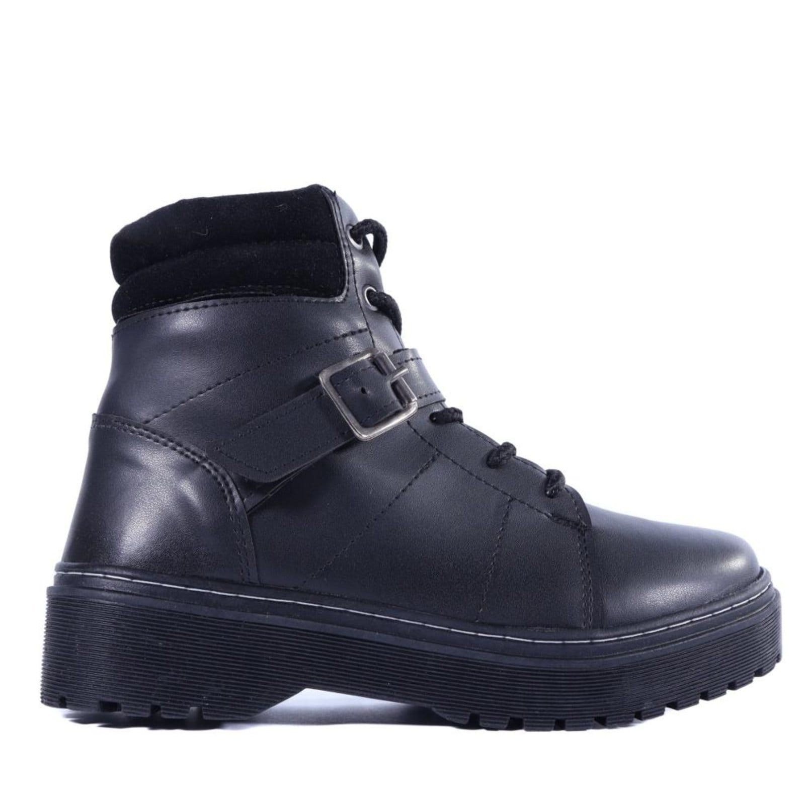 Coturno Feminino Zariff com Fivela 7015 Preto