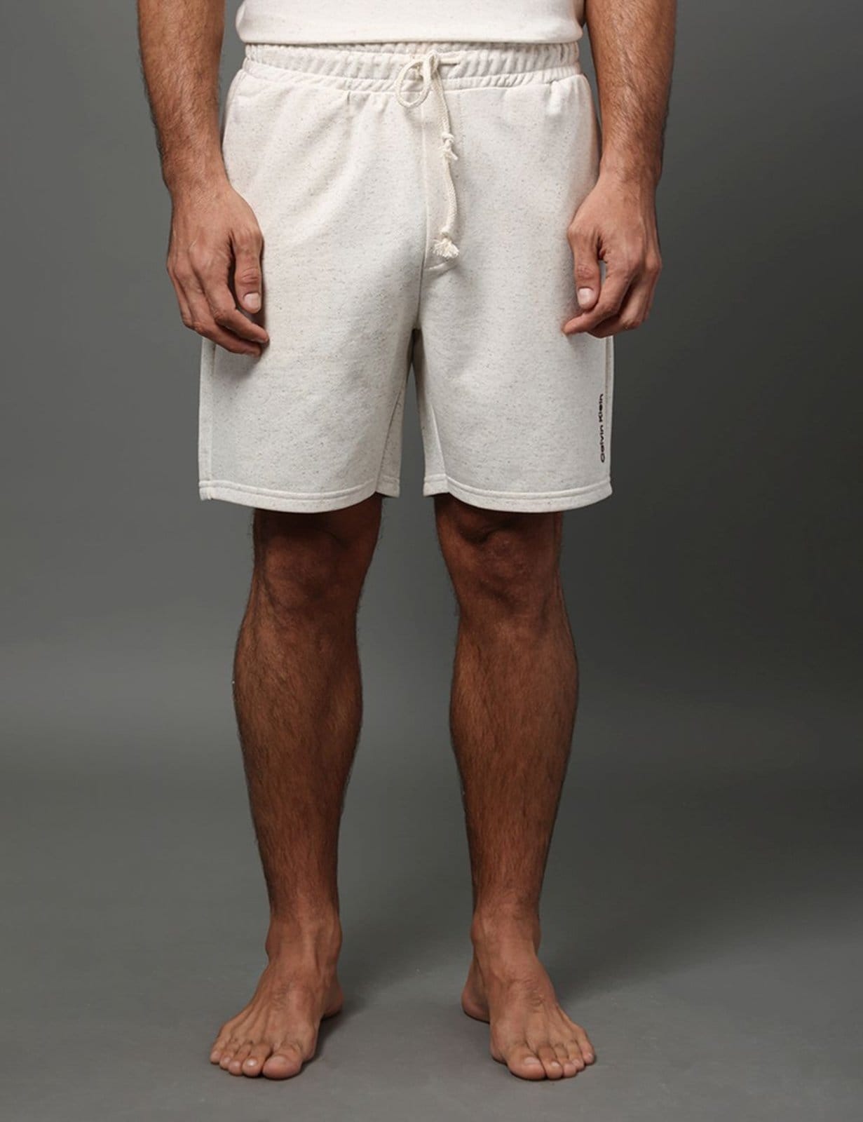 Bermuda Masculina Linen Lounge Calvin Klein Underwear - Off White