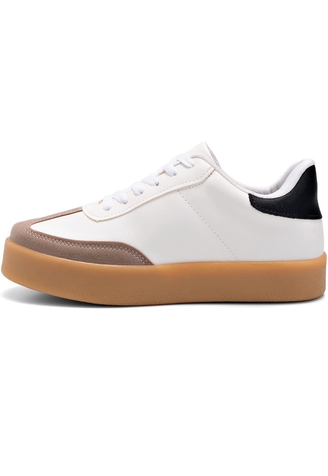 Tênis Feminino Lumiss Flatform Casual Confortável Moda Blogueira