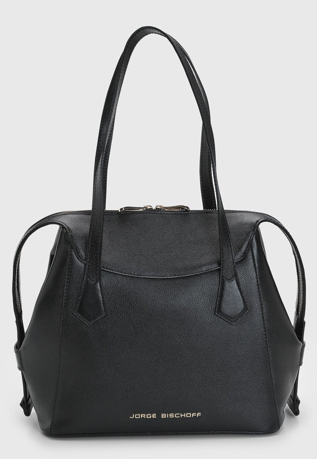 Bolsa Feminina Jorge Bischoff Grande Preta