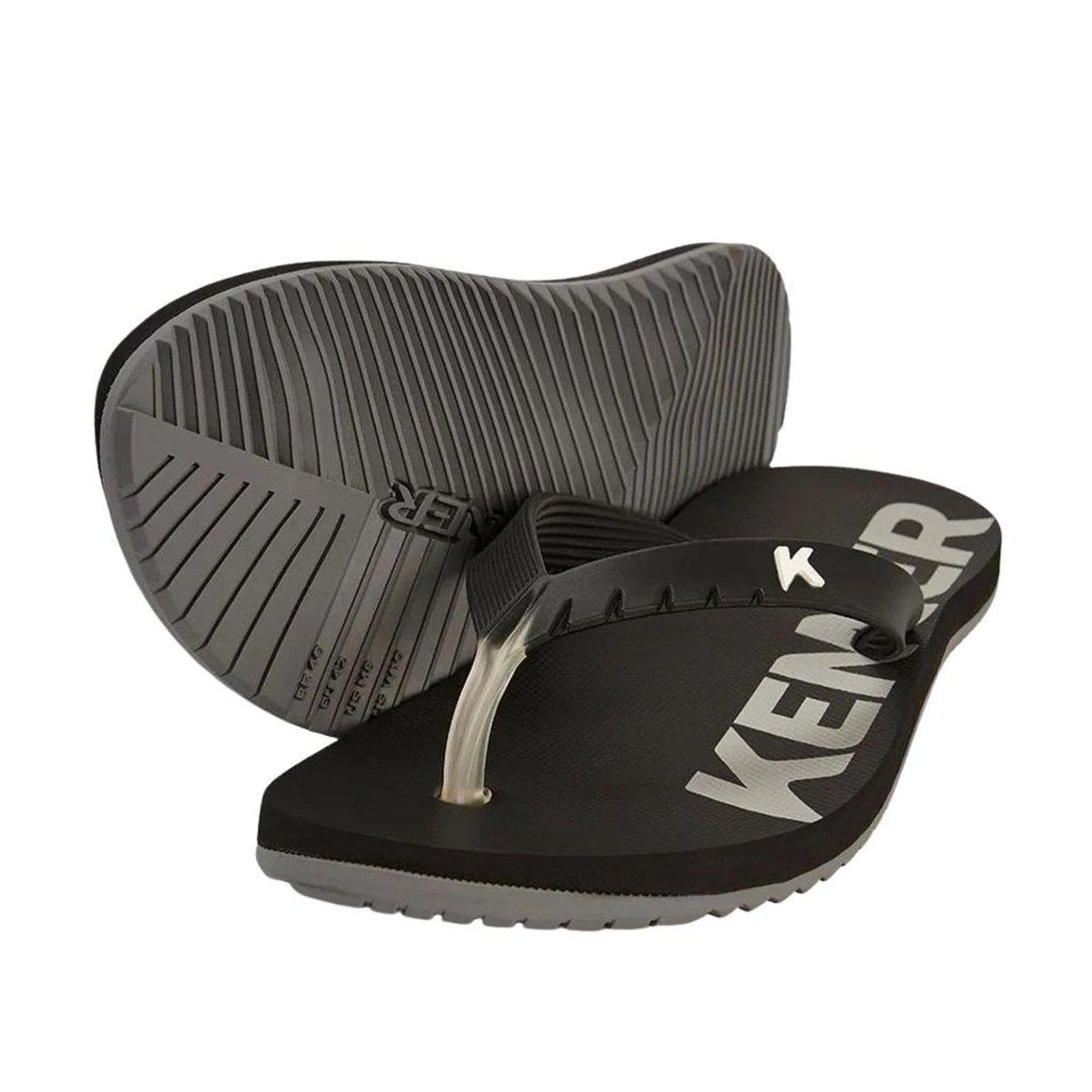 Sandália Kenner Red Chinelo Masculino Preto Cinza Vermelho