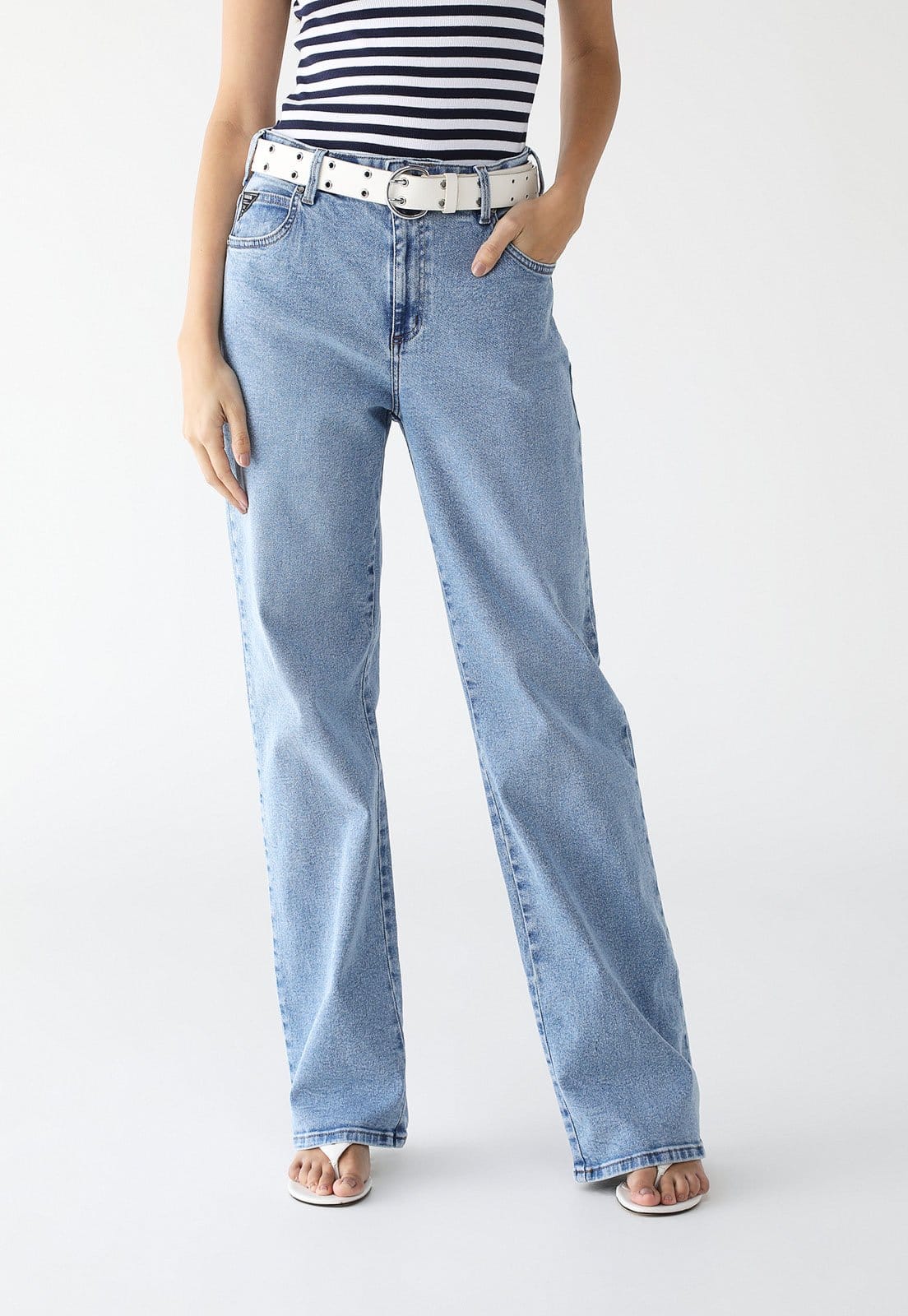 Calça Jeans Forum Wide Leg Pockets