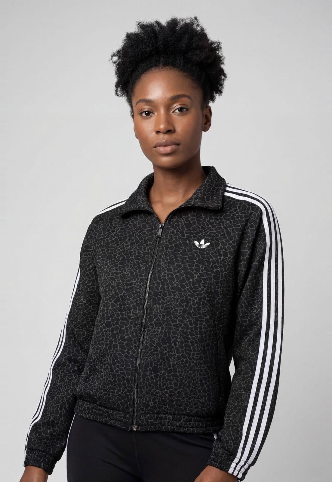 Jaqueta Feminina adidas Originals FBD OS DNM Preta