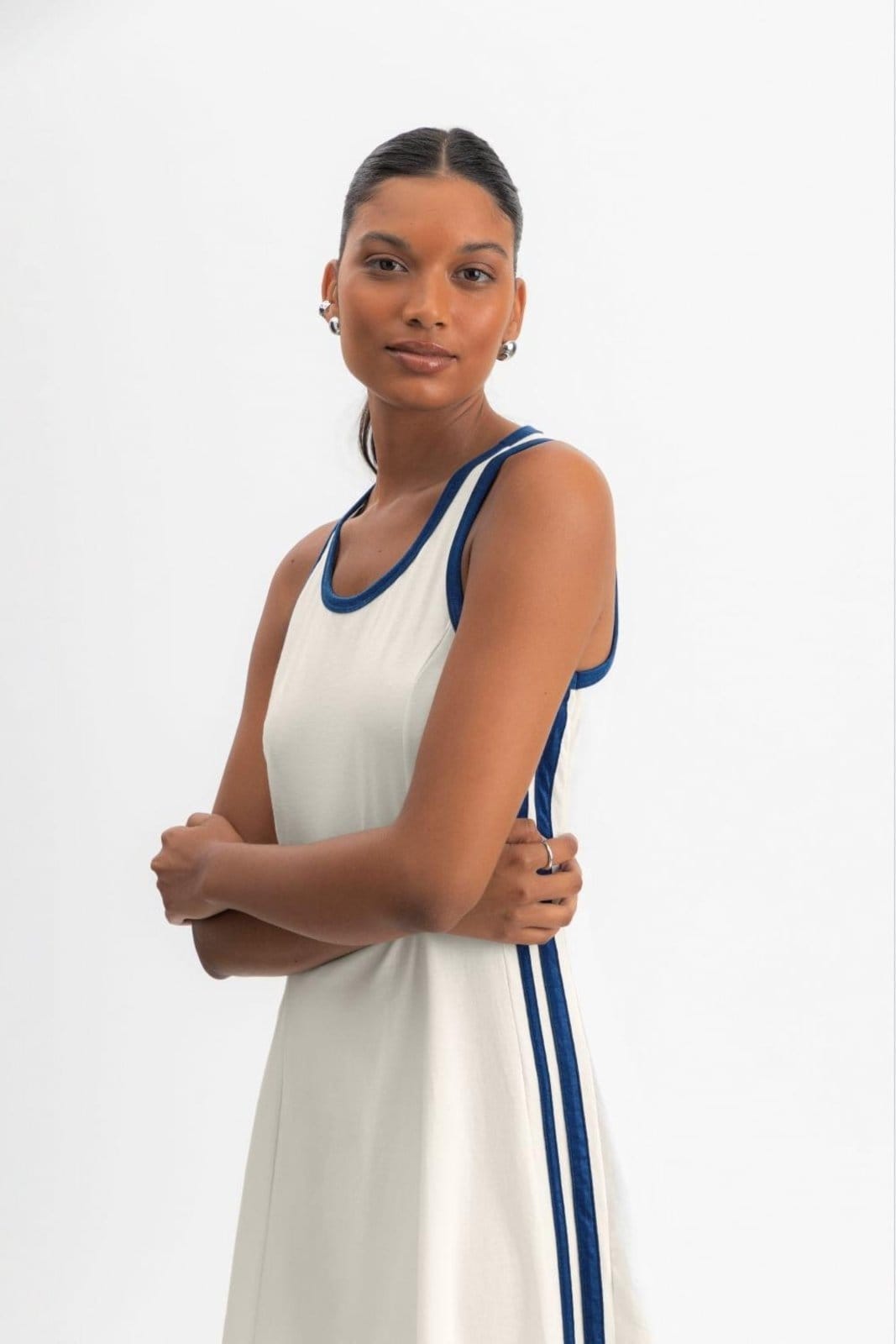 Vista 2 Vestido Sport Feminino Em Cotton Essendi Natural Off-white Essendi off-white natural
