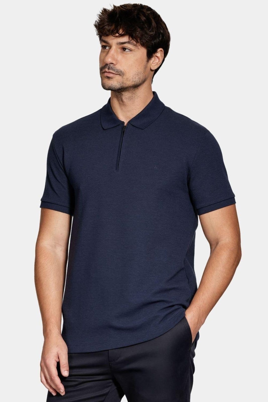 Vista 2 Polo Shirt Ottoman Navy Aramis azul navy