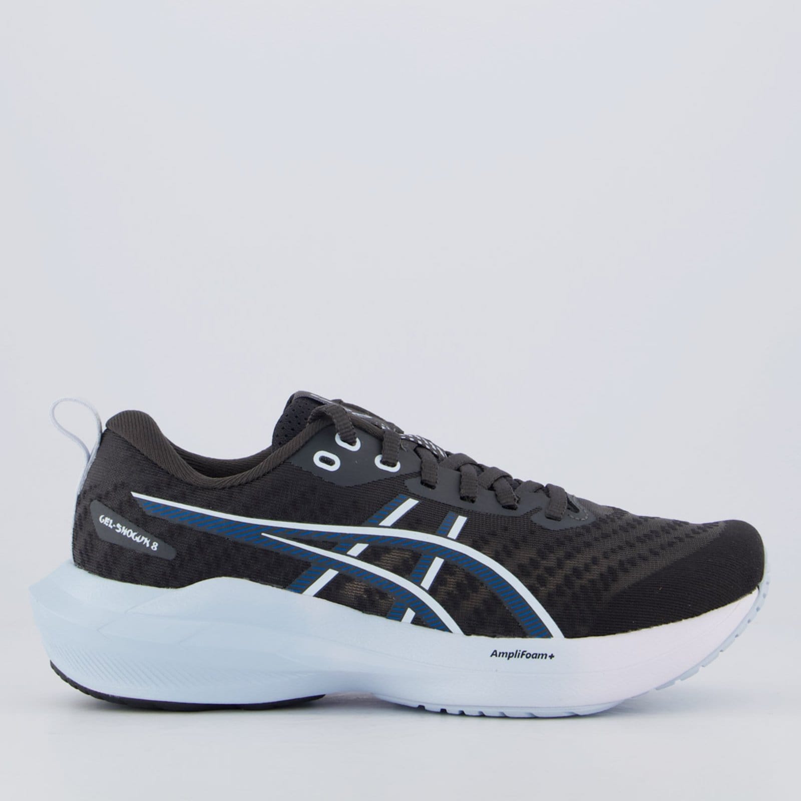 Tênis Asics Gel Shogun 8 Feminino Grafite e Azul