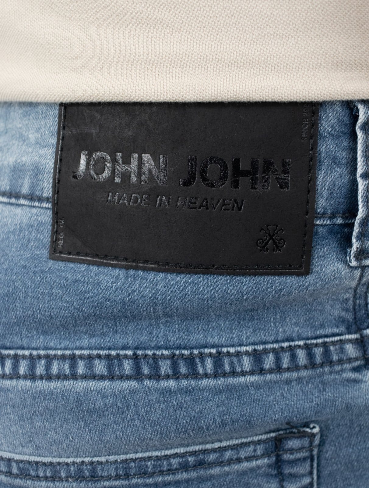 Vista 2 Calça John John Masculina Comfort Slim Davos Claro John John azul