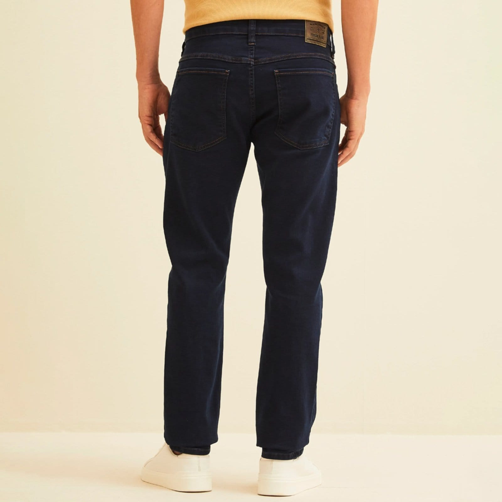 Vista 2 Calça Jeans Forum Paul Slim Ve26 Masculino Forum azul