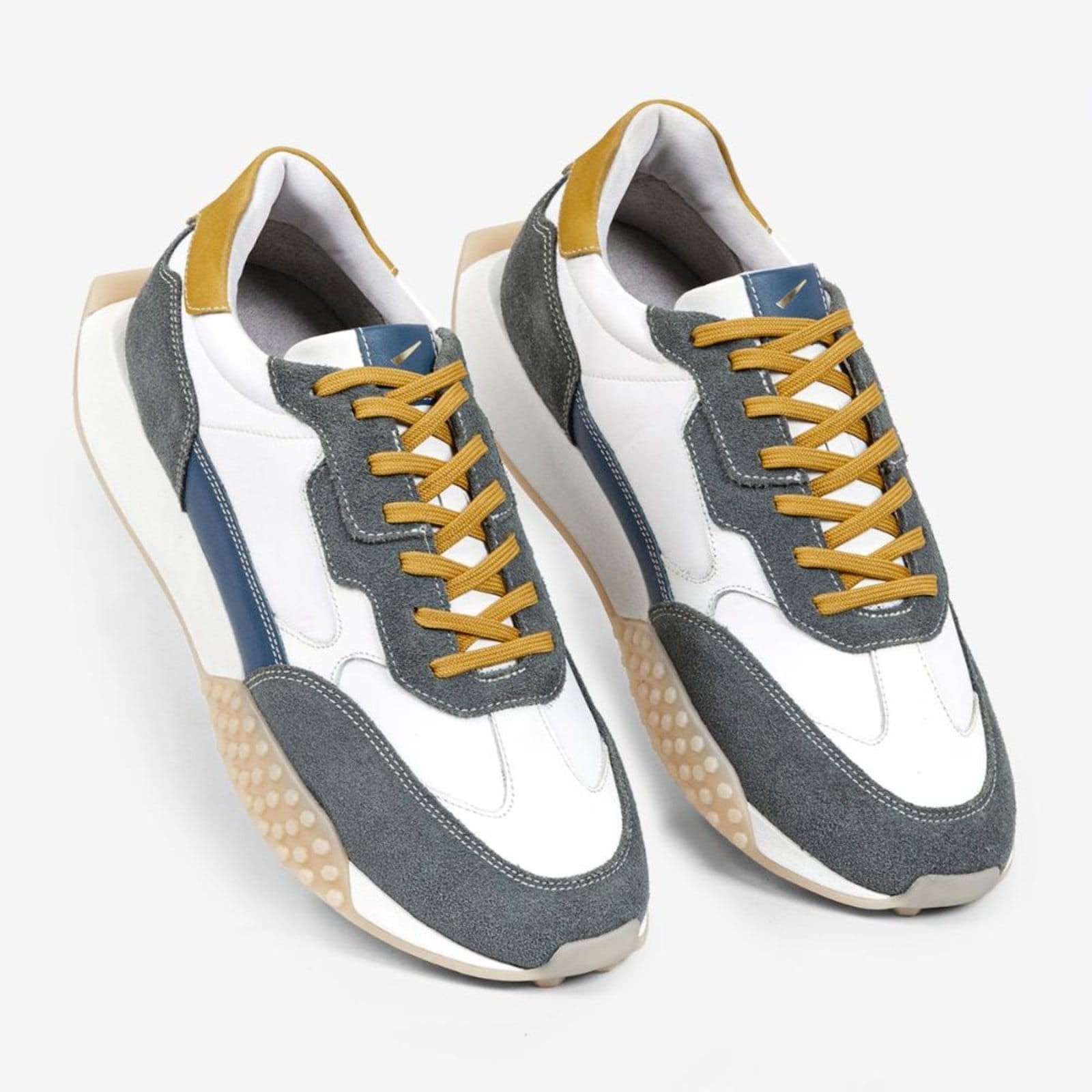 Vista 2 Sneaker Masculino Couro Racer Ferracini 8529-693A FERRACINI cinza