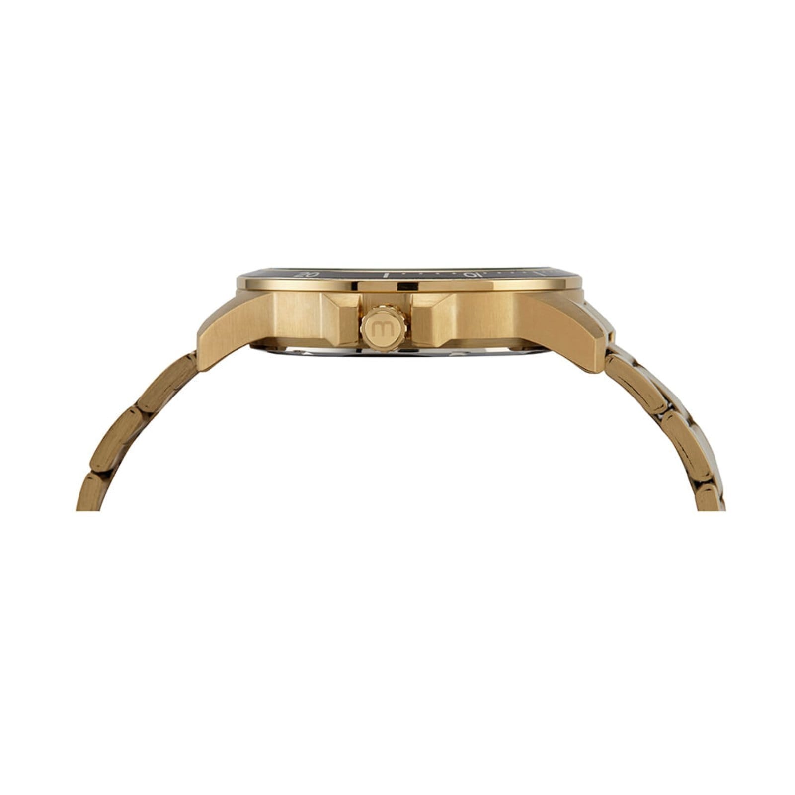 Relógio Masculino Preto Calendário Aço 46mm Imponente - 2