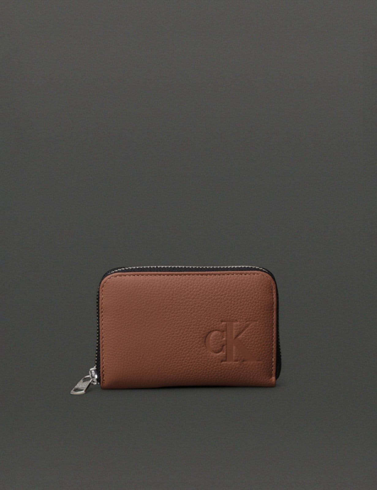 Carteira Feminina Pequena Queima Calvin Klein Jeans - Havana