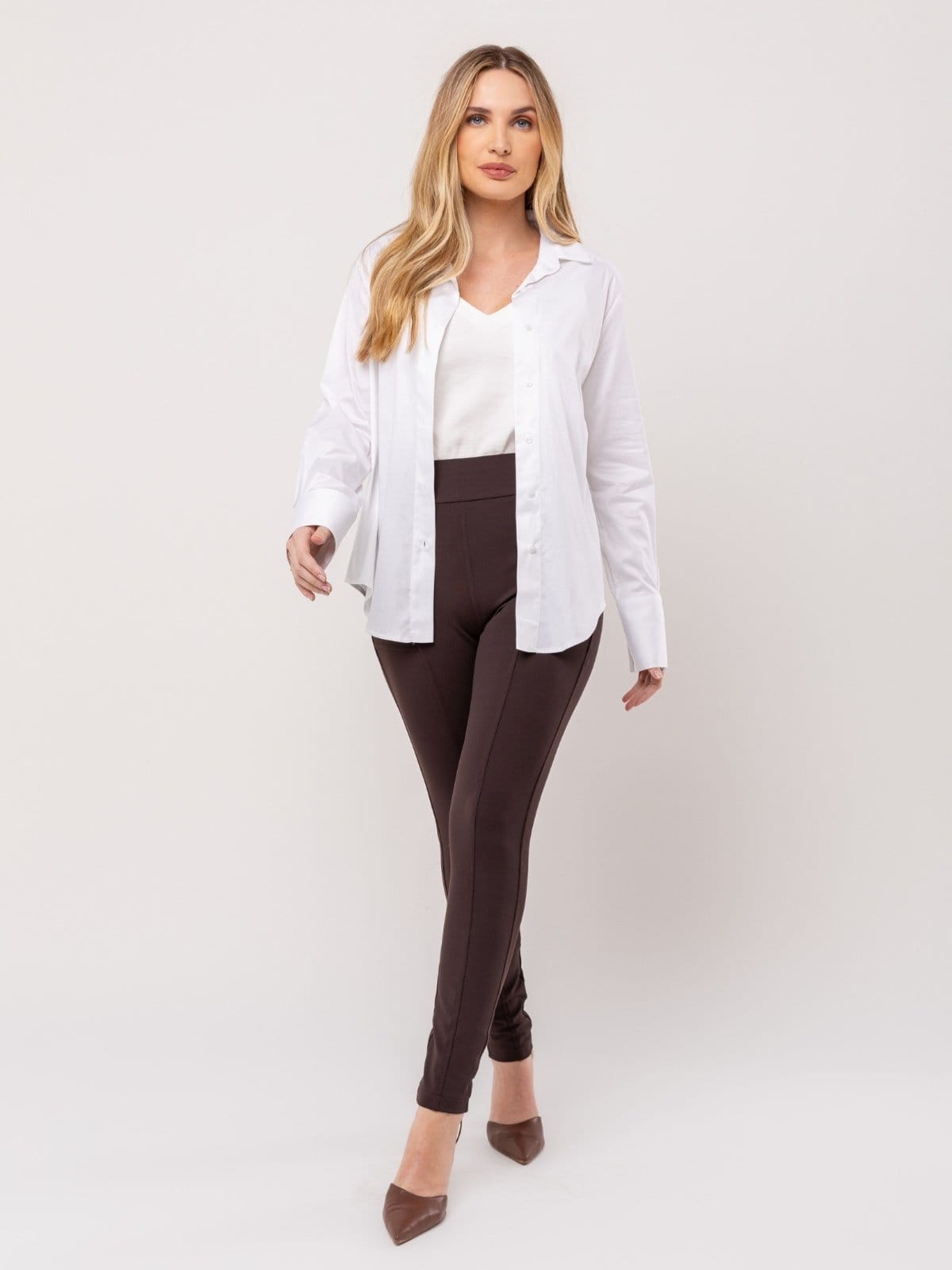 Vista 2 Calça montaria Bela POLLEN marrom