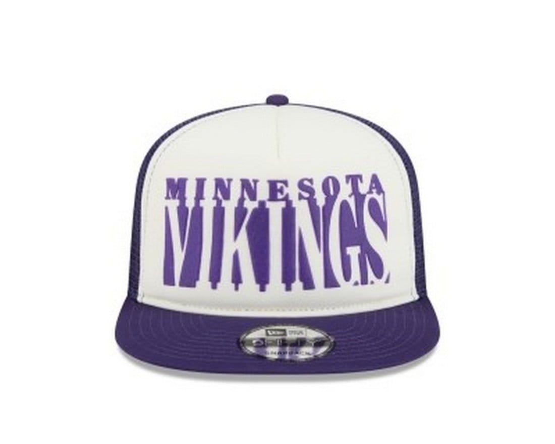 Vista 2 Boné New Era 9FIFTY A-FRAME SNAPBACK Minnesota Vikings NFL new era roxo