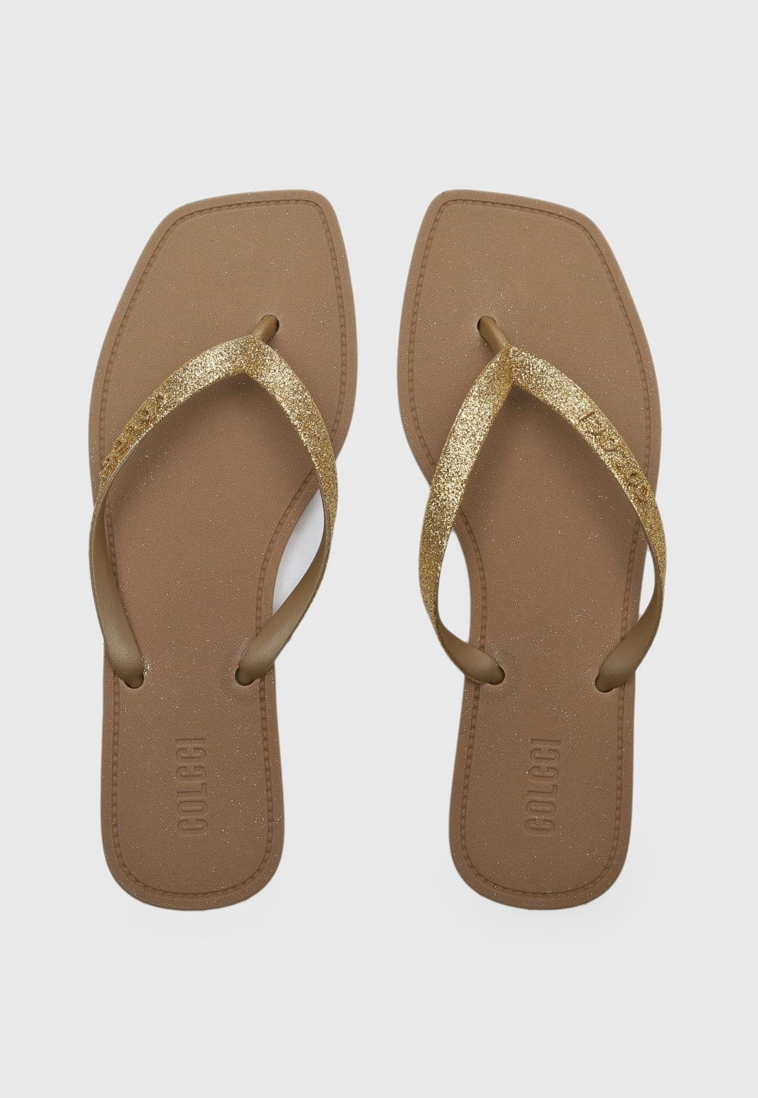 Chinelo Colcci de Dedo Tira Glitter