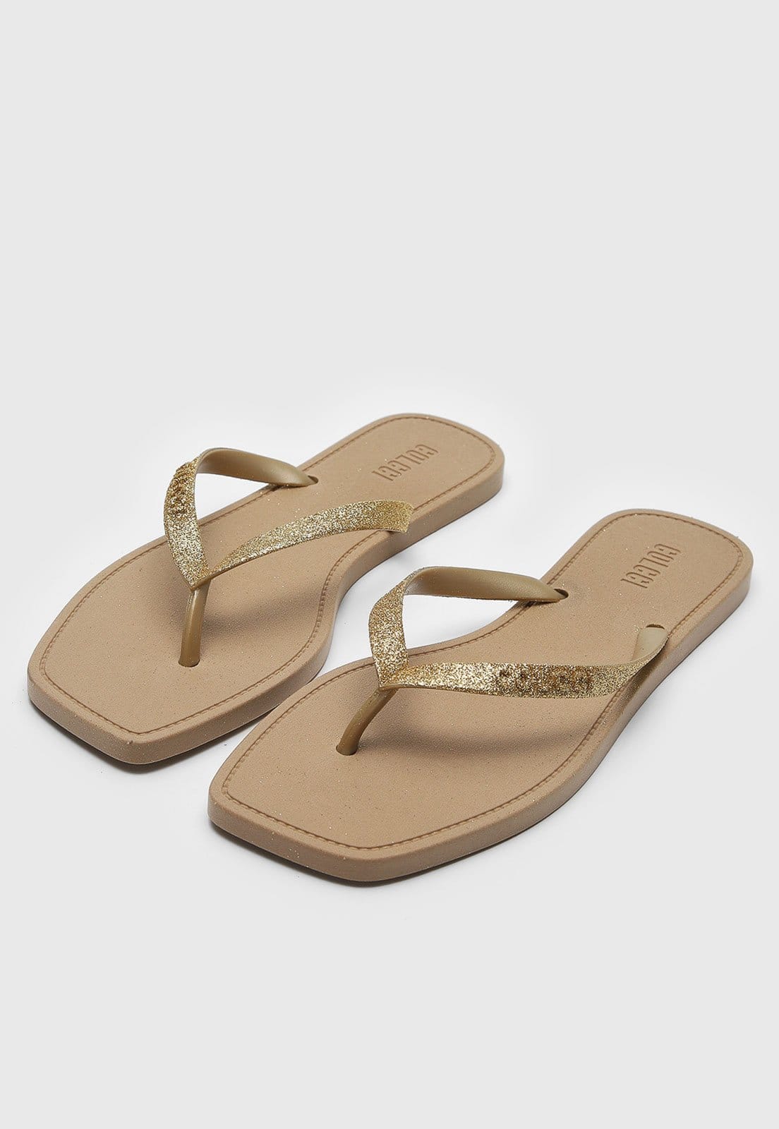 Vista 2 Chinelo Colcci de Dedo Tira Glitter Colcci preto