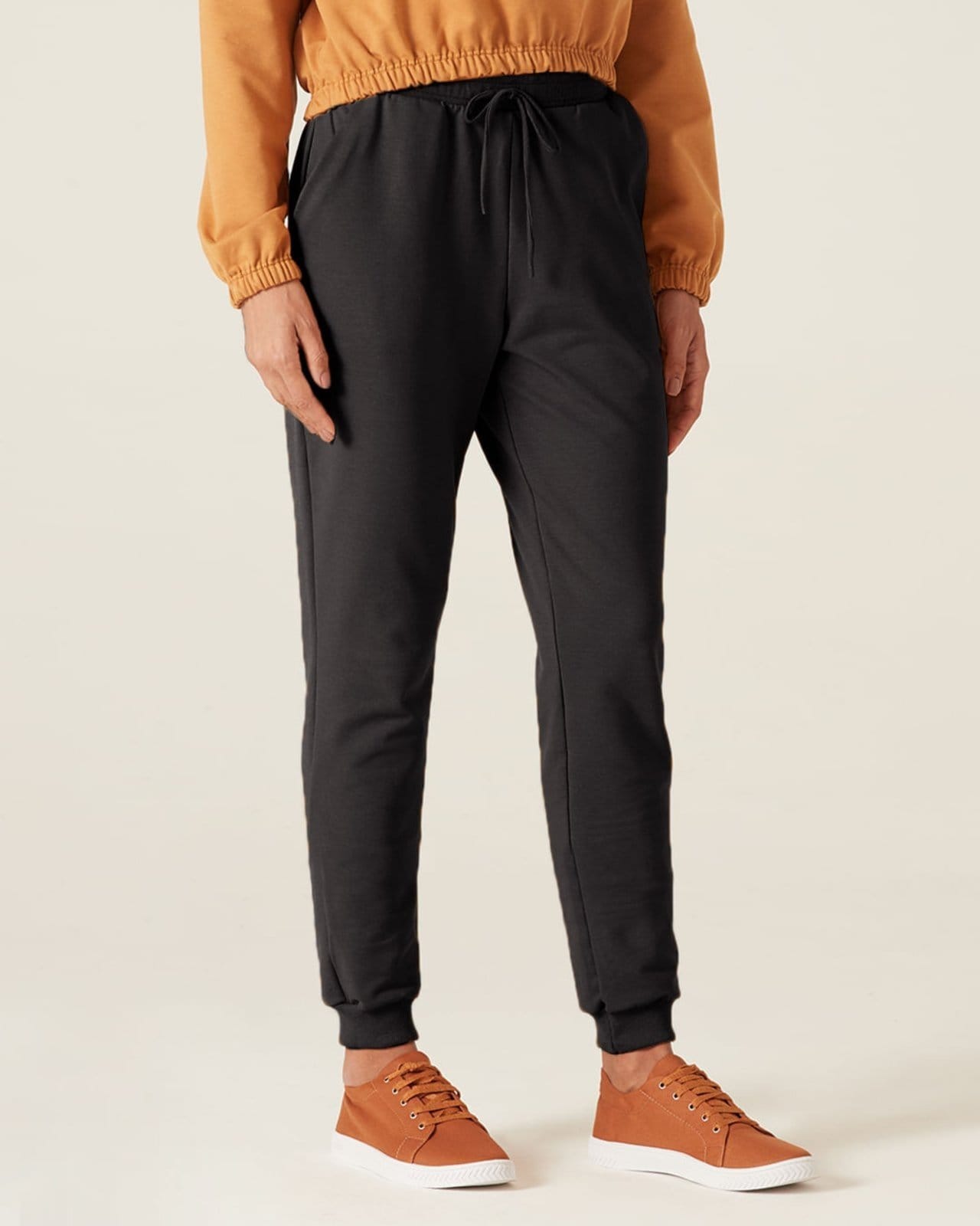 Vista 2 Calça Jogging Moletom Stretch Malwee preto