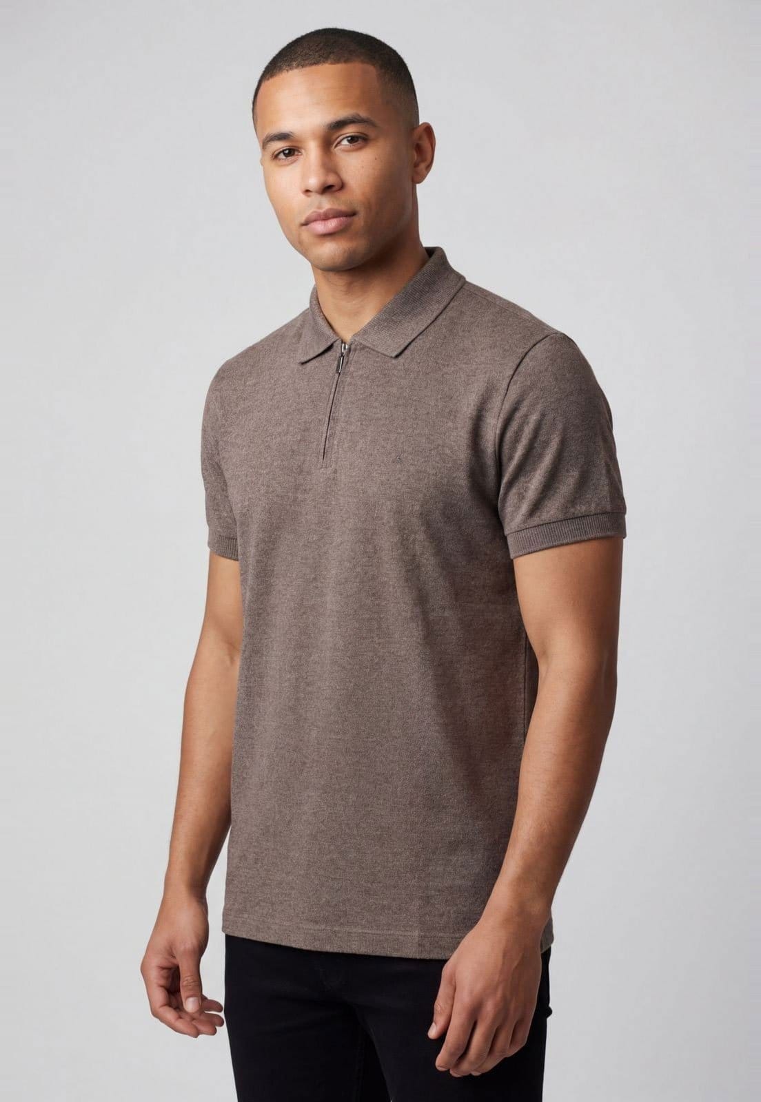 Polo Masculina Aramis Gola Zíper