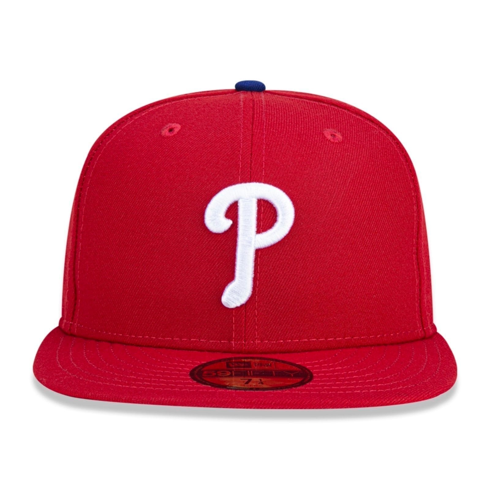 Vista 2 Boné New Era 59fifty Philadelphia Phillies new era vermelho