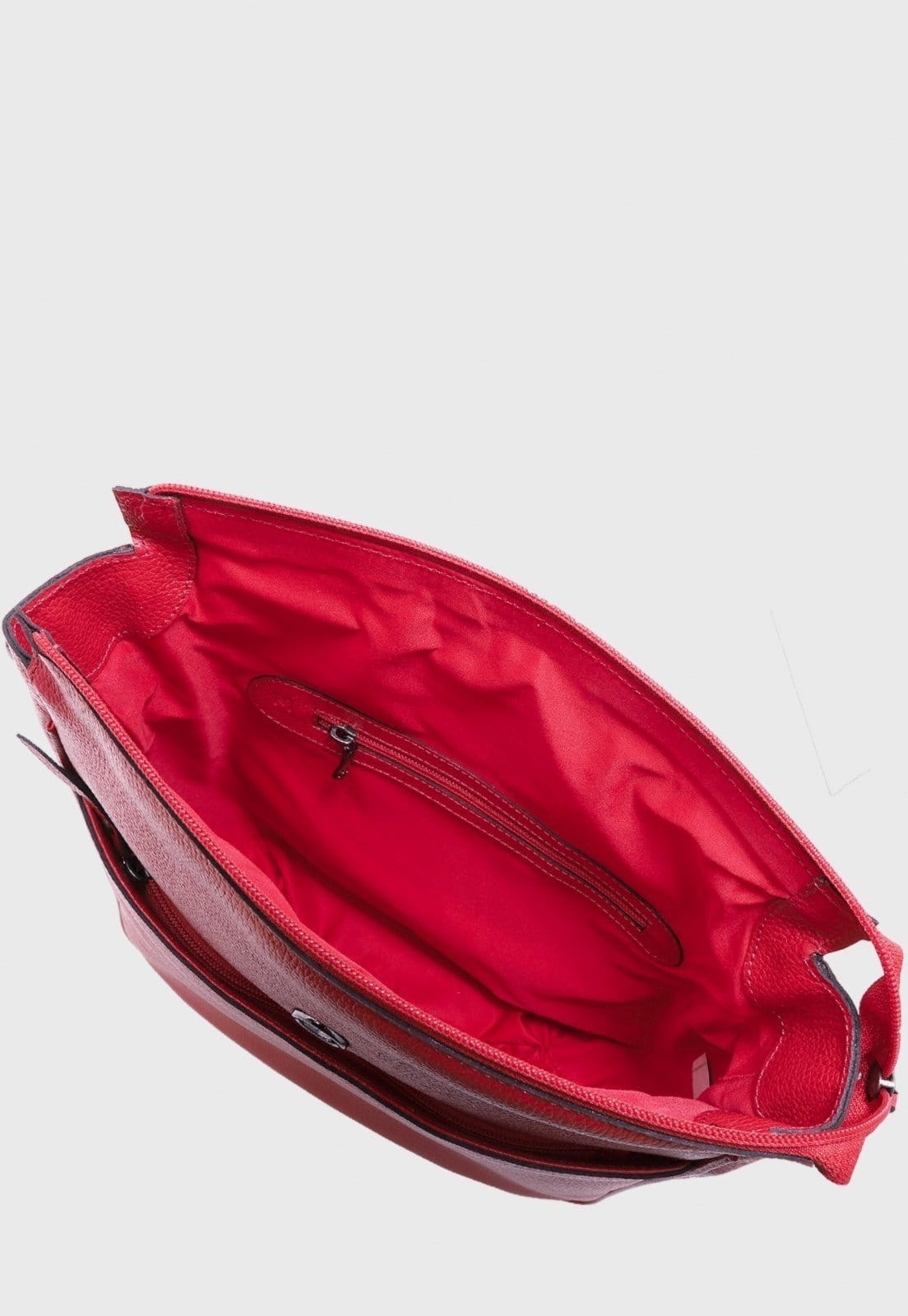 Vista 2 Bolsa Transversal Couro Mariart Xingó Cardeal Mariart vermelho