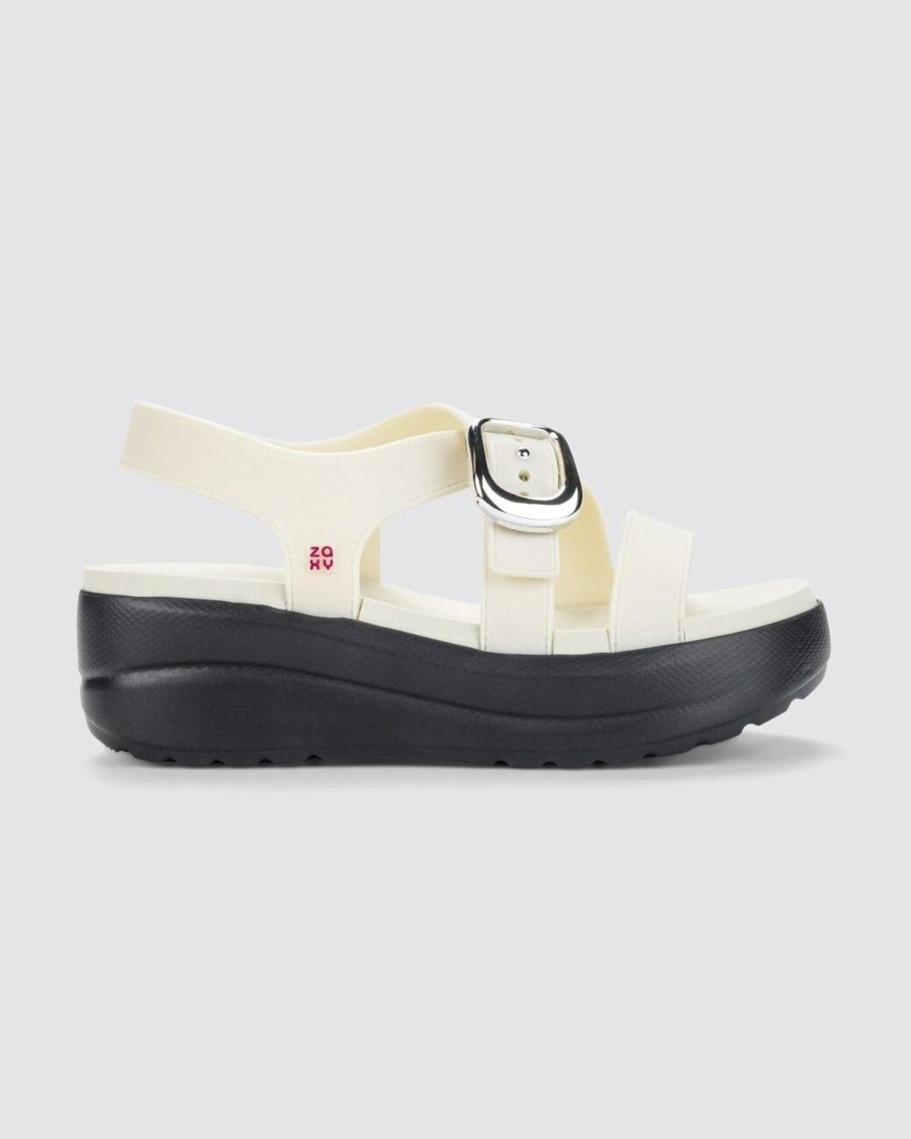 Sandália Feminina Adulta Zaxy Flow Up Off-white