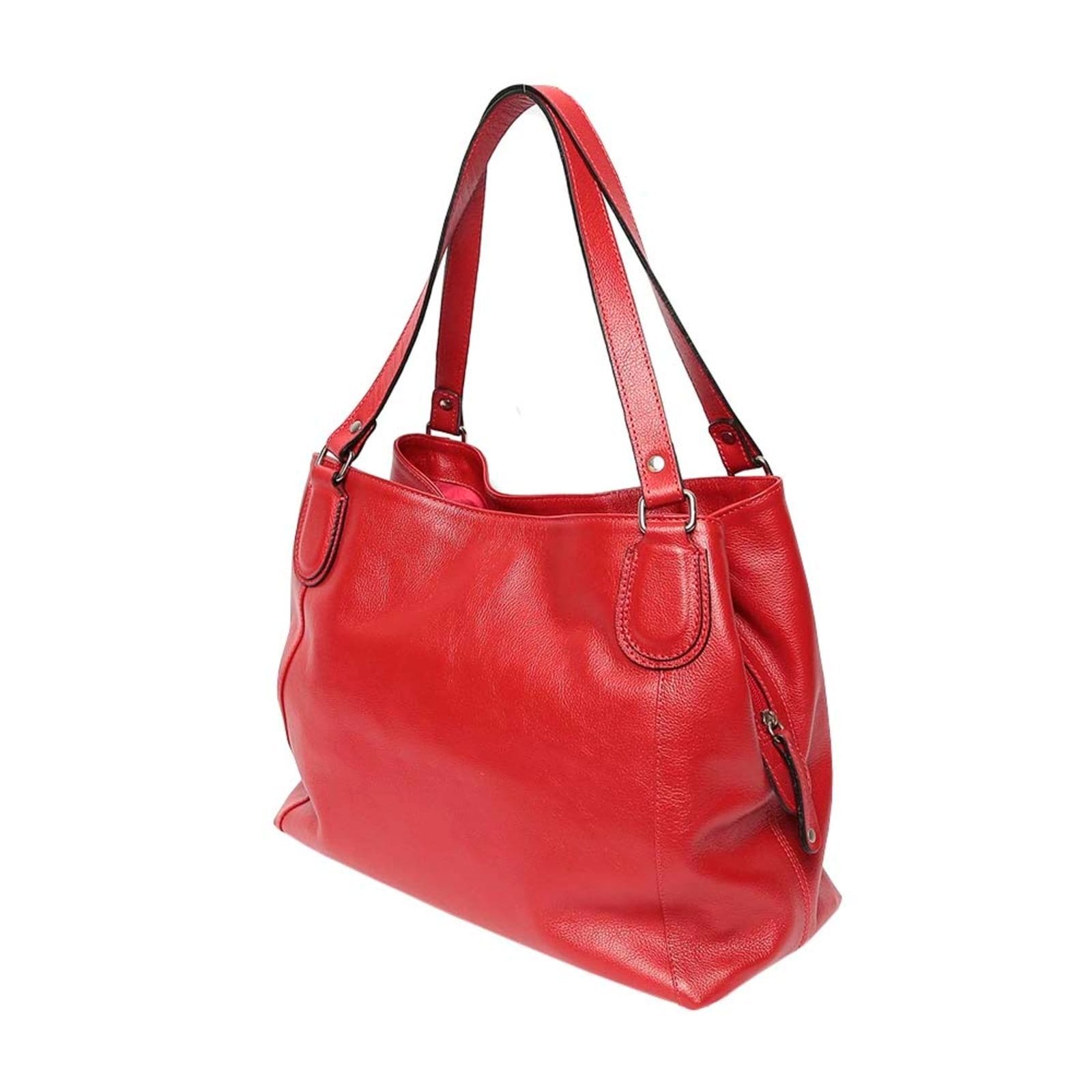 Vista 2 Bolsa de Couro Griffazzi Vermelho Griffazzi multicolorido