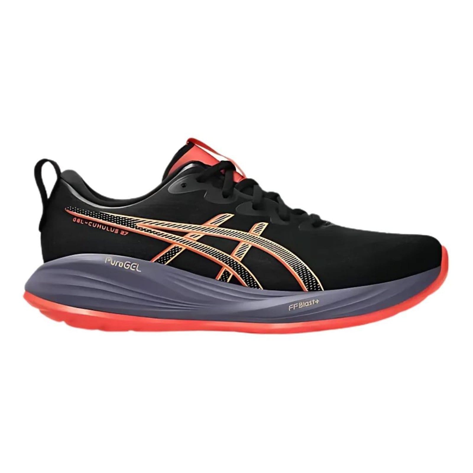 Vista principal Tenis Asics Gel-Cumulus-27 Masculino Roxo ASICS preto