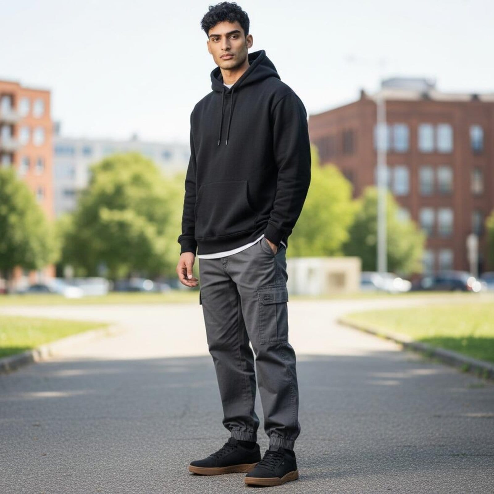 Vista 2 Tênis Masculino Brsport 60004101 0446004 BR SPORTS preto