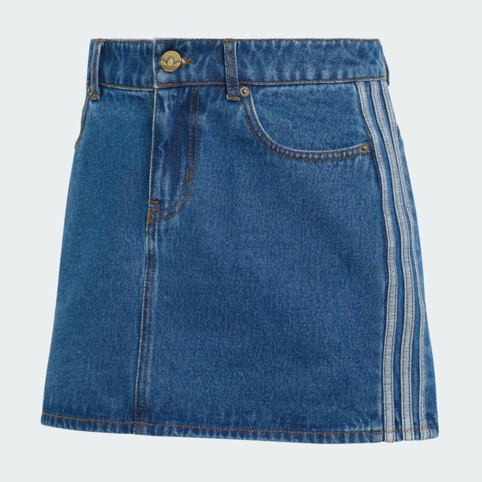 Vista 2 SAIA JEANS TRÊS LISTRAS adidas Originals Adidas azul