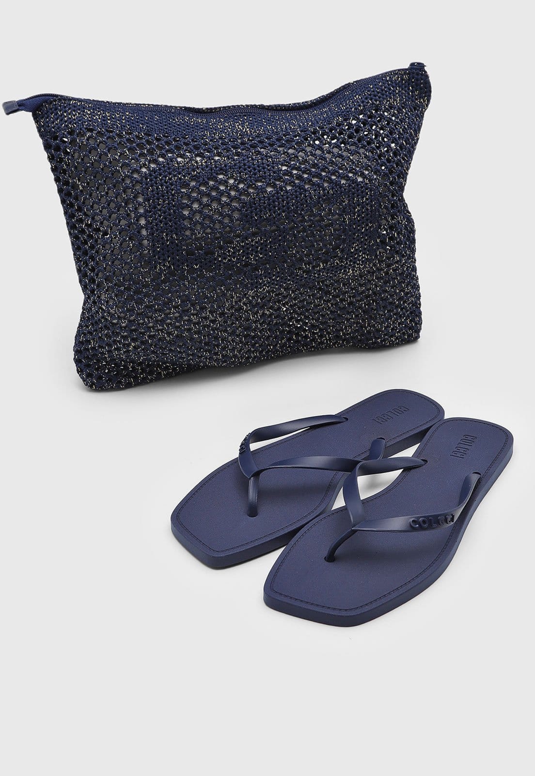 Chinelo Dedo Feminino Colcci Kit com Nécessaire