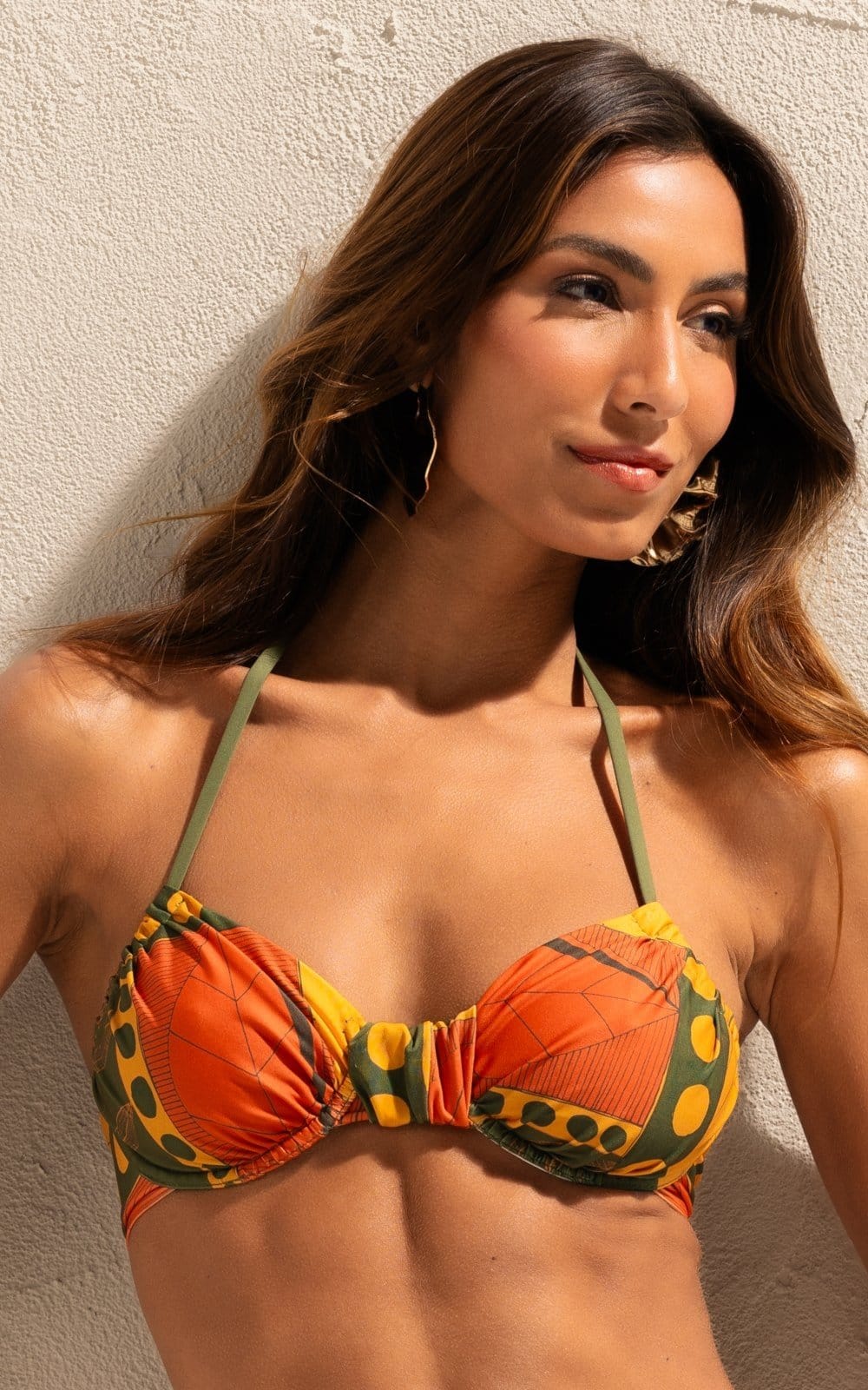 Top Biquini Meia Taça Aro Dunas de Ouro BQ1515SU