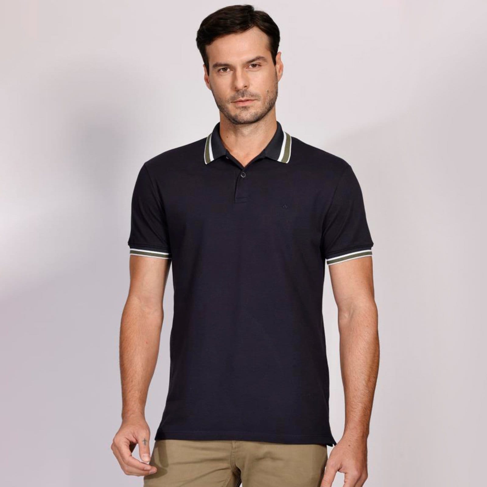 Camisa Polo Aramis Piquet Duplo Move Ve25 Marinho Masculino