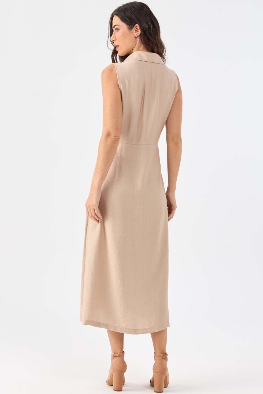 Vestido Chemise Midi PKS Viscose