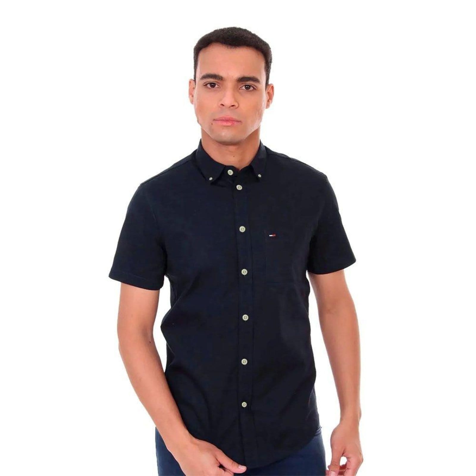 Camisa Social Tommy Hilfiger Light Oxford Shirt