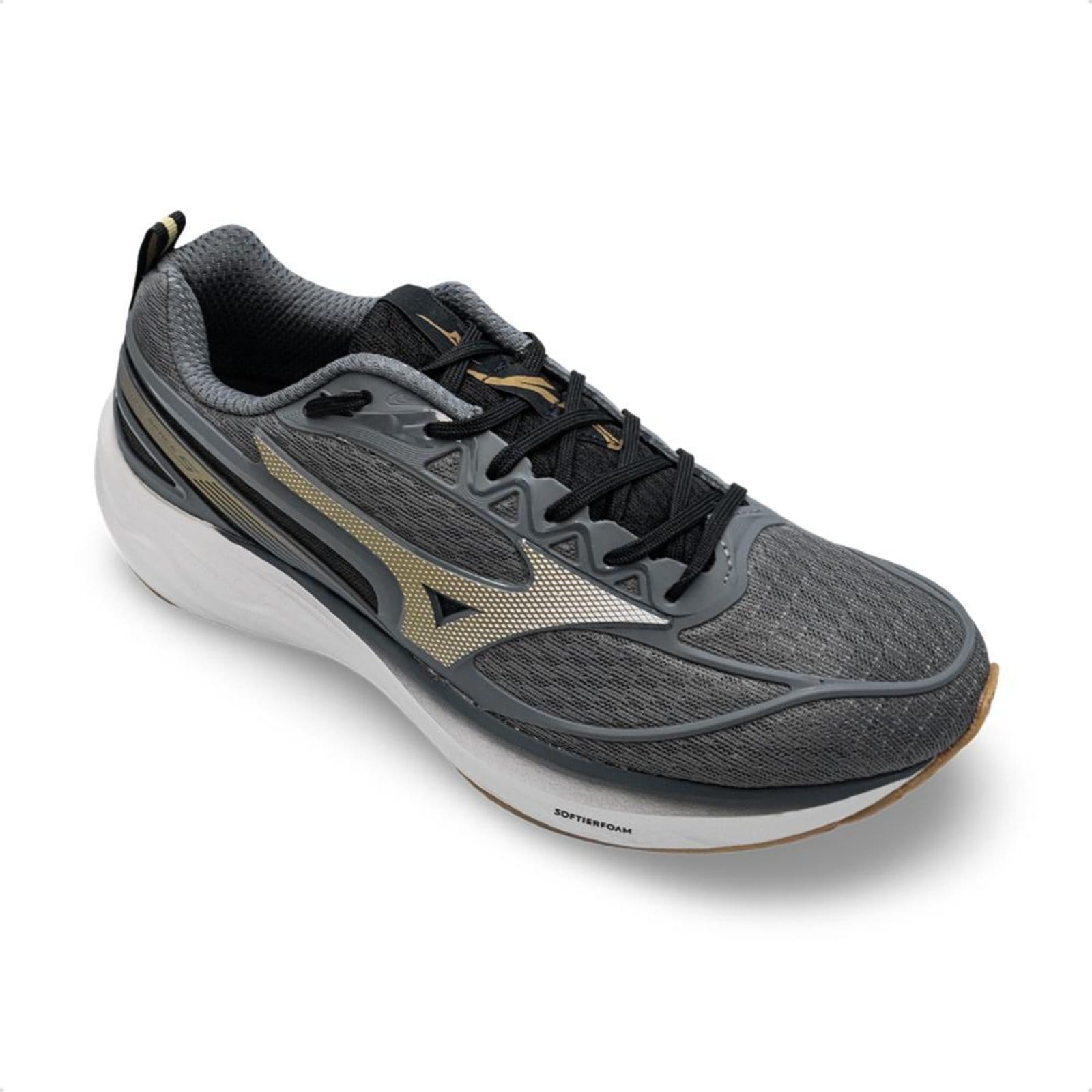 Vista 2 Tênis Mizuno Masculino Space 5 Corrida Mizuno cinza