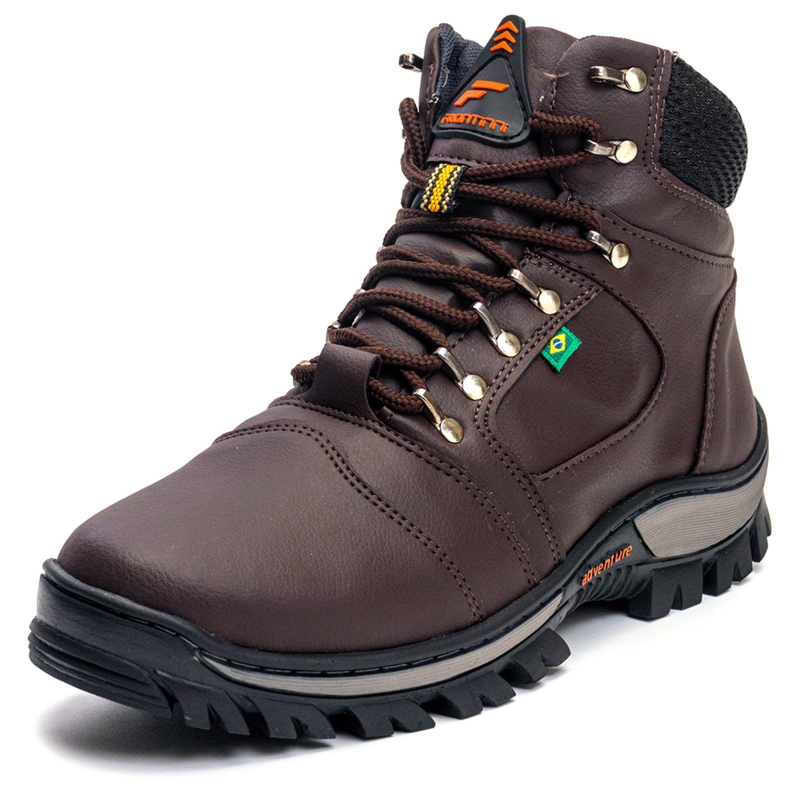 Vista 2 Cuturno Adventure Masculino Lavini Segurança Trabalho Lavini Shoes café