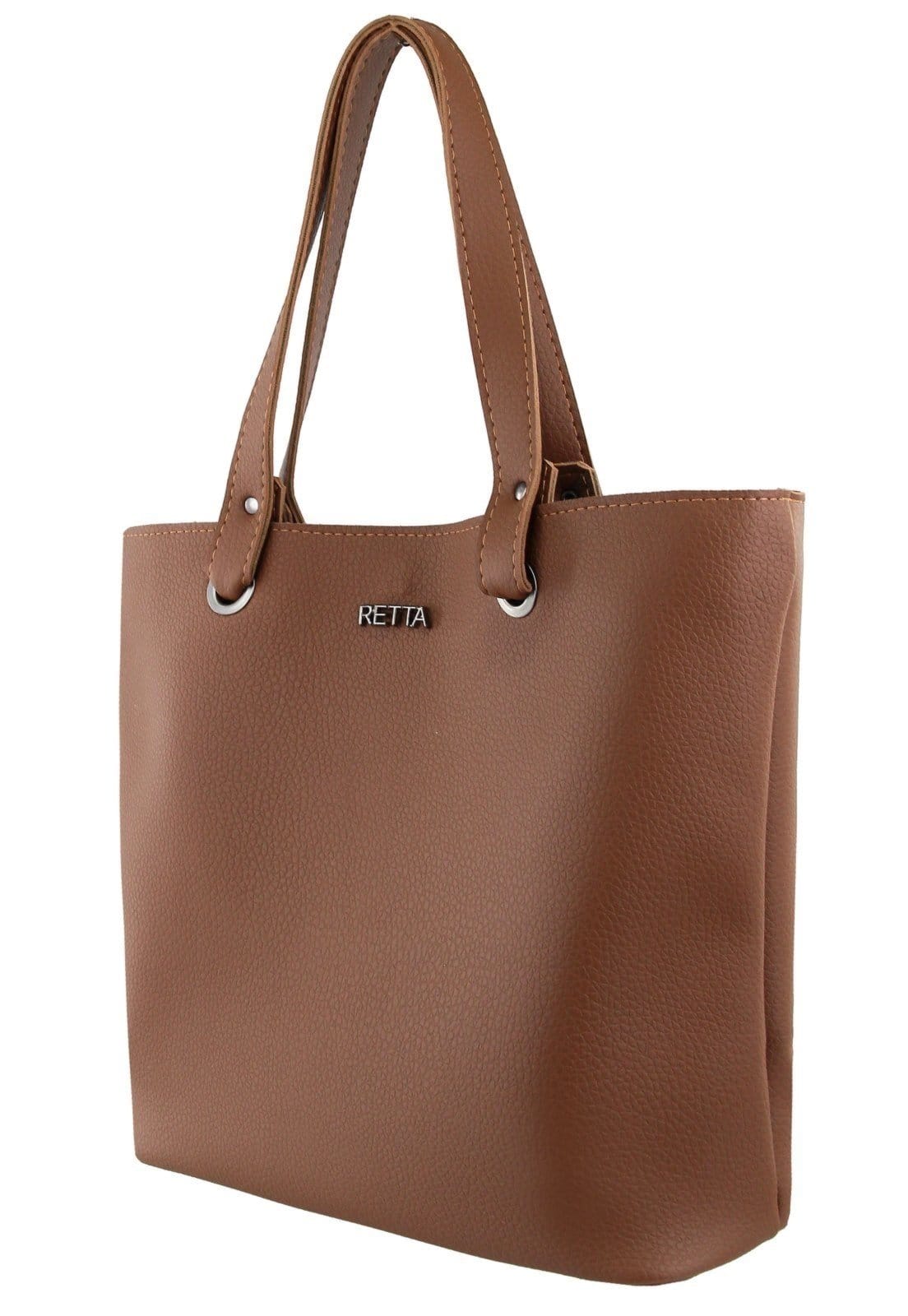 Vista principal Bolsa Feminina Sacola Retta Retta Shoes caramelo