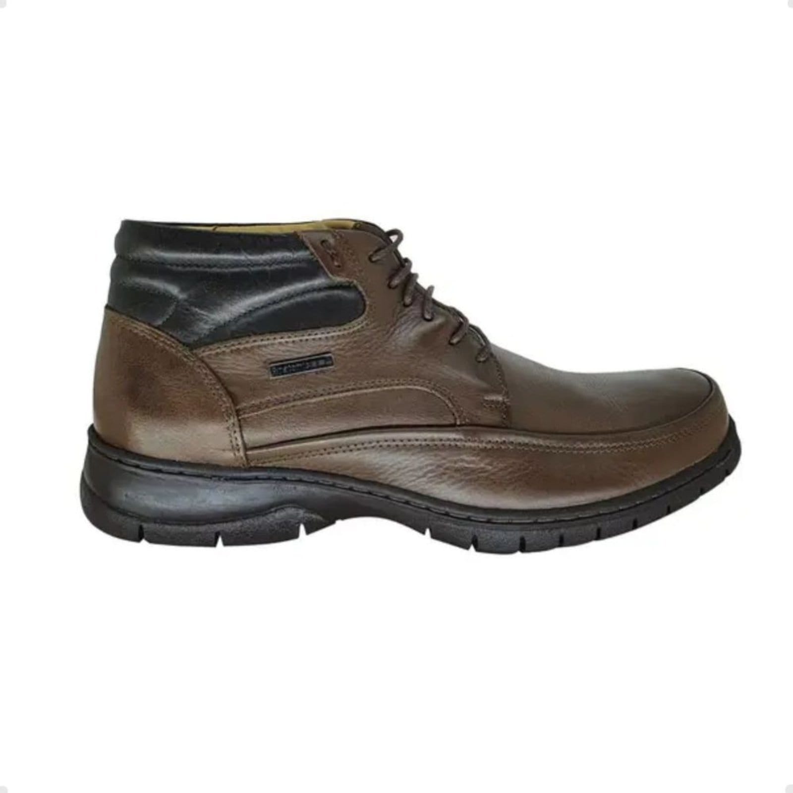 Vista principal Coturno Masculino Adulto Casual Anatomic Gel Anatomic Gel marrom