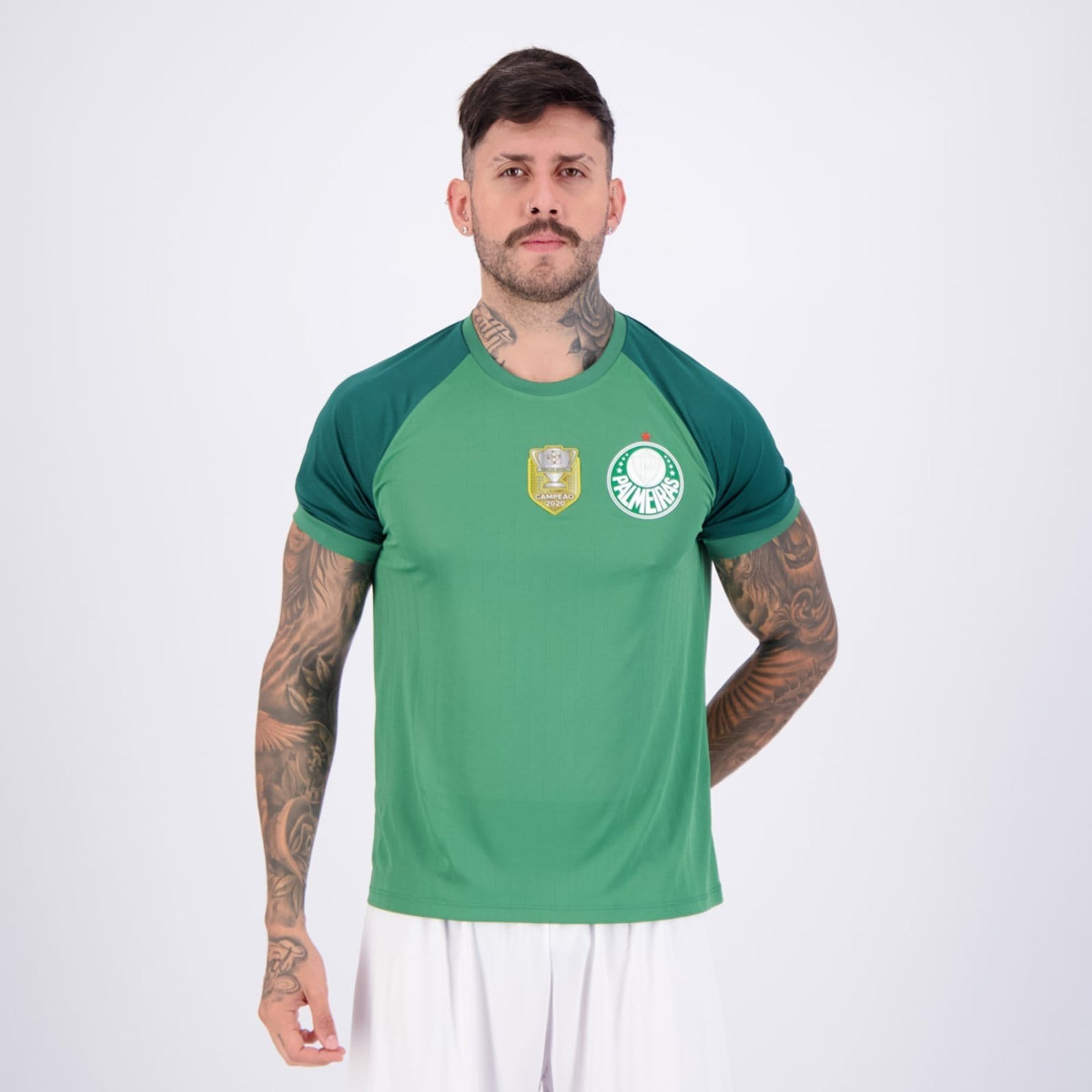 Camisa Palmeiras Line Escudo Patch Campeão Copa do Brasil 2020