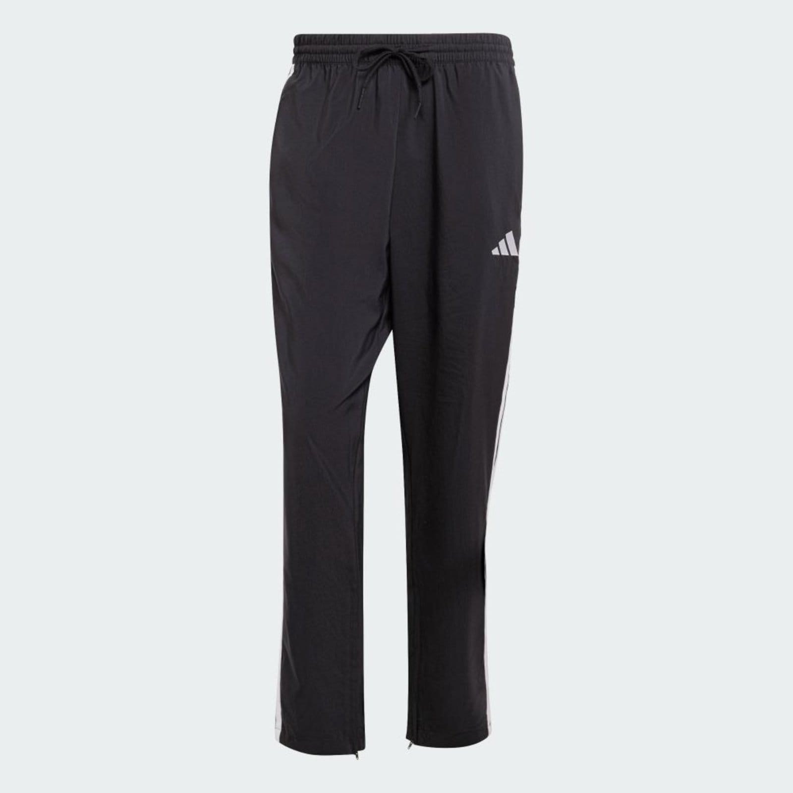 Vista 2 Calça Essentials Três Listras Stanford com bainha aberta adidas Sportswear Adidas preto