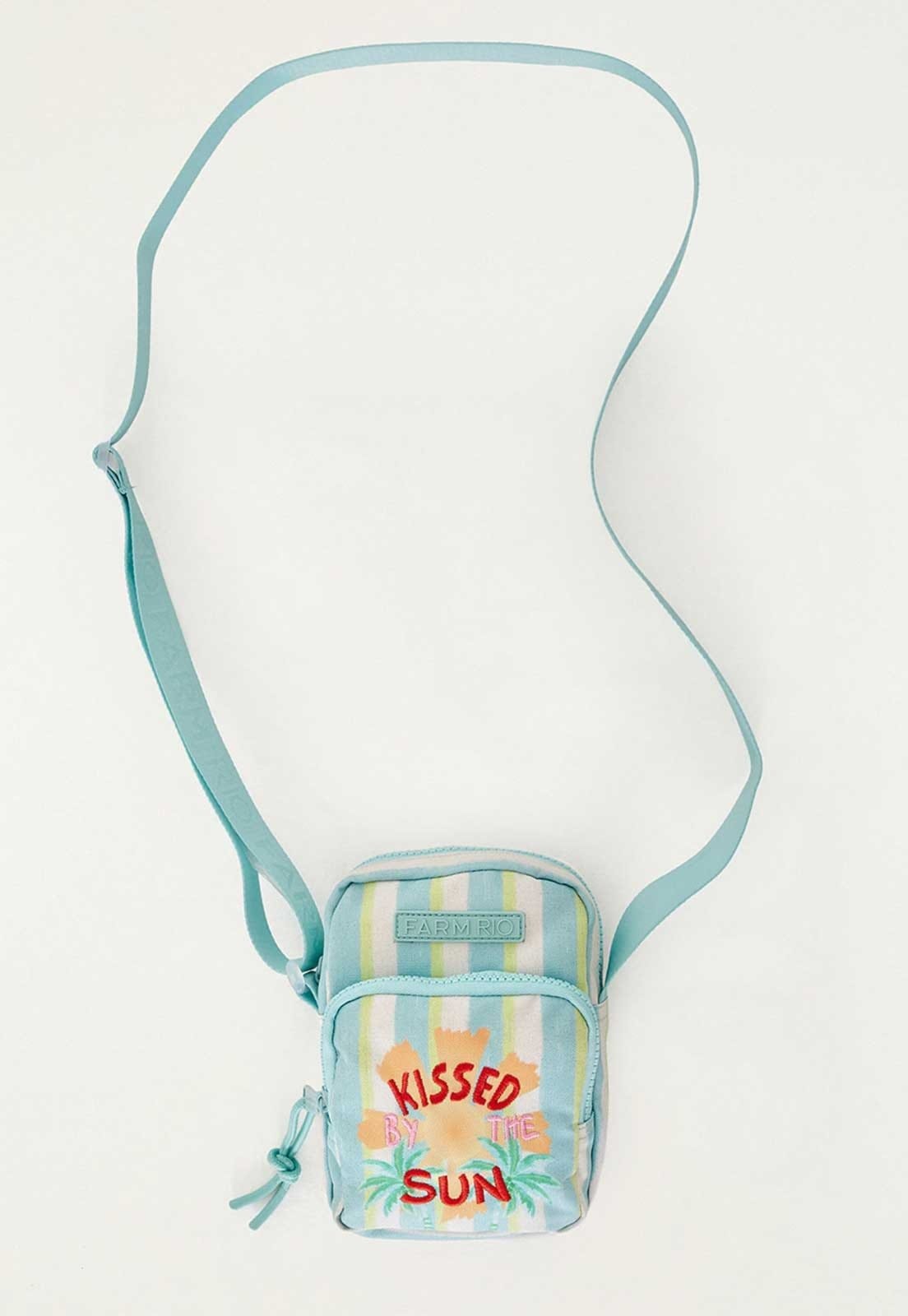 Vista 2 Bolsa Feminina FARM Da Gema Kissed FARM azul