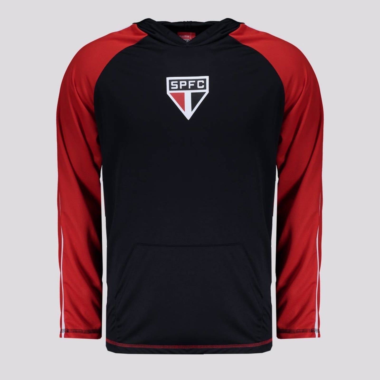 Camisa Manga Longa São Paulo Laçado Preta