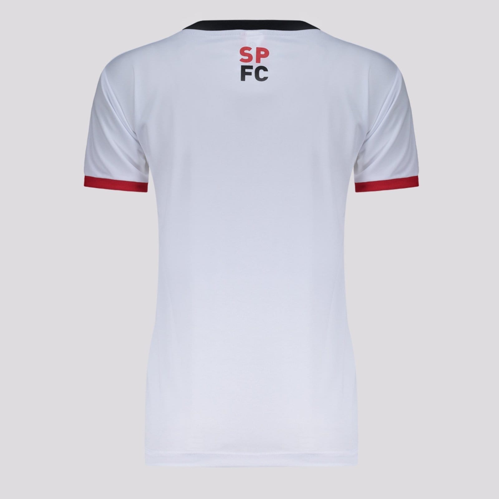 Vista 2 Camisa São Paulo Tela Feminina Branca braziline branco