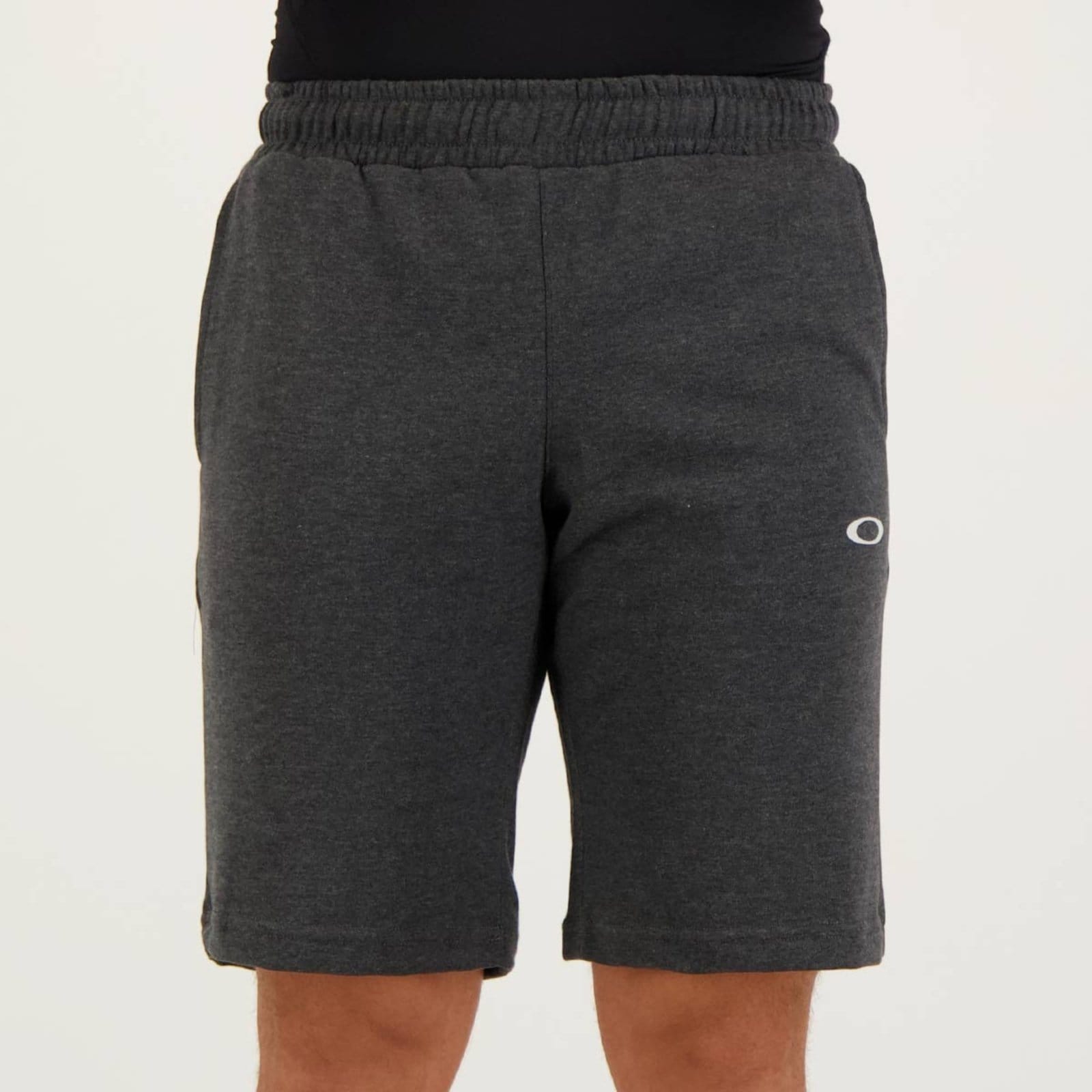 Bermuda Oakley Fleece Preta Mescla