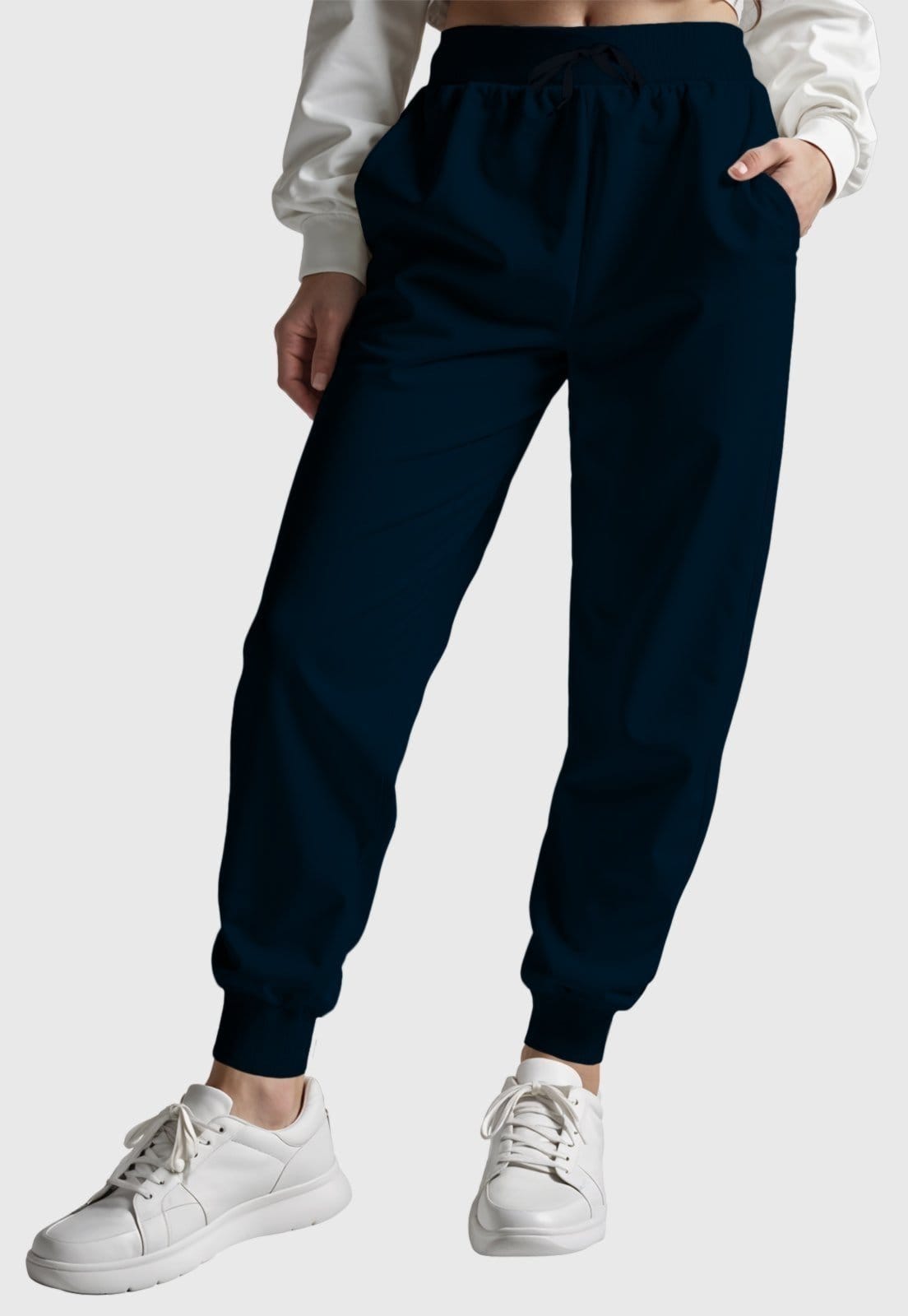 Calça Moletom Feminina Lisa Básica Benellys Marinho