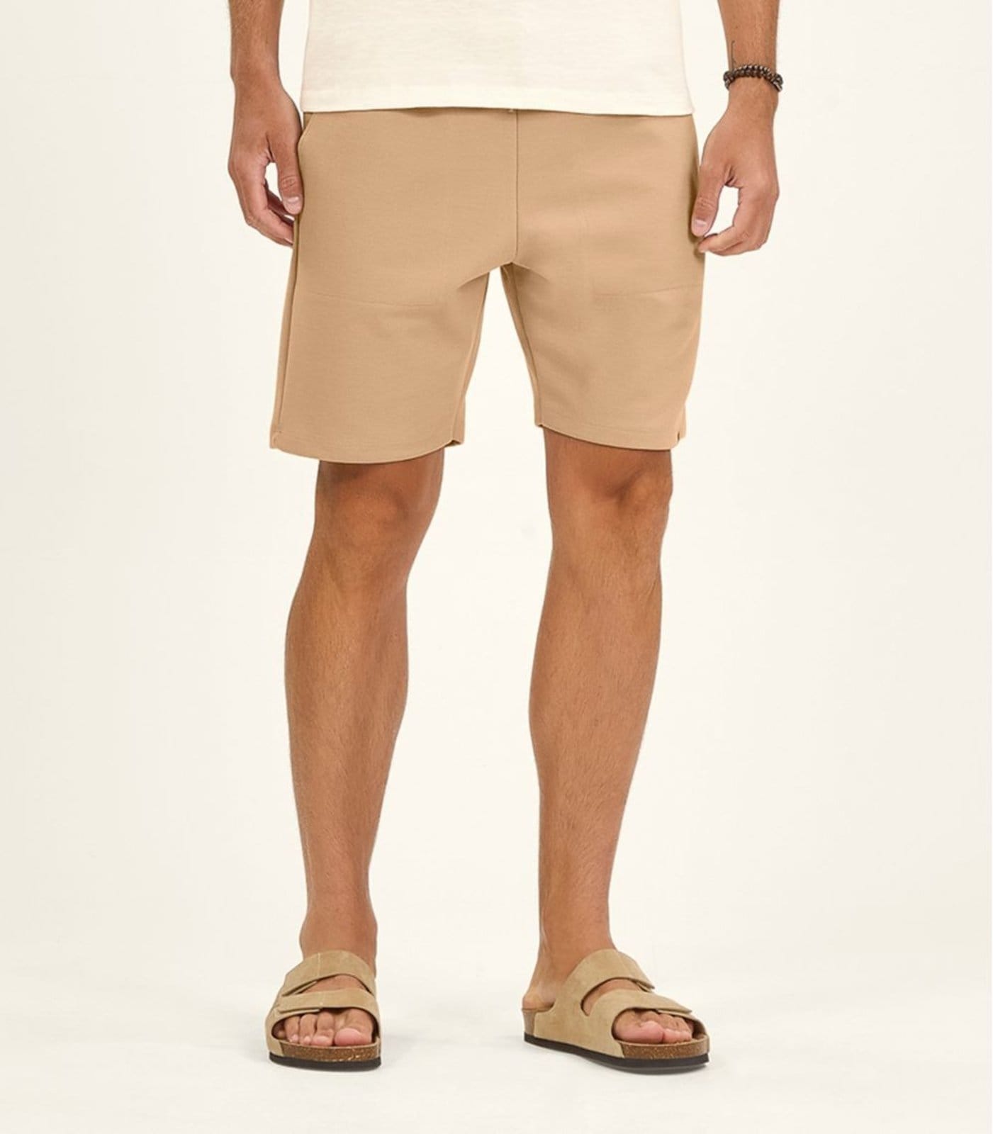 Vista 2 Bermuda Masculino De Moletinho Piquê Diametro Diametro azul