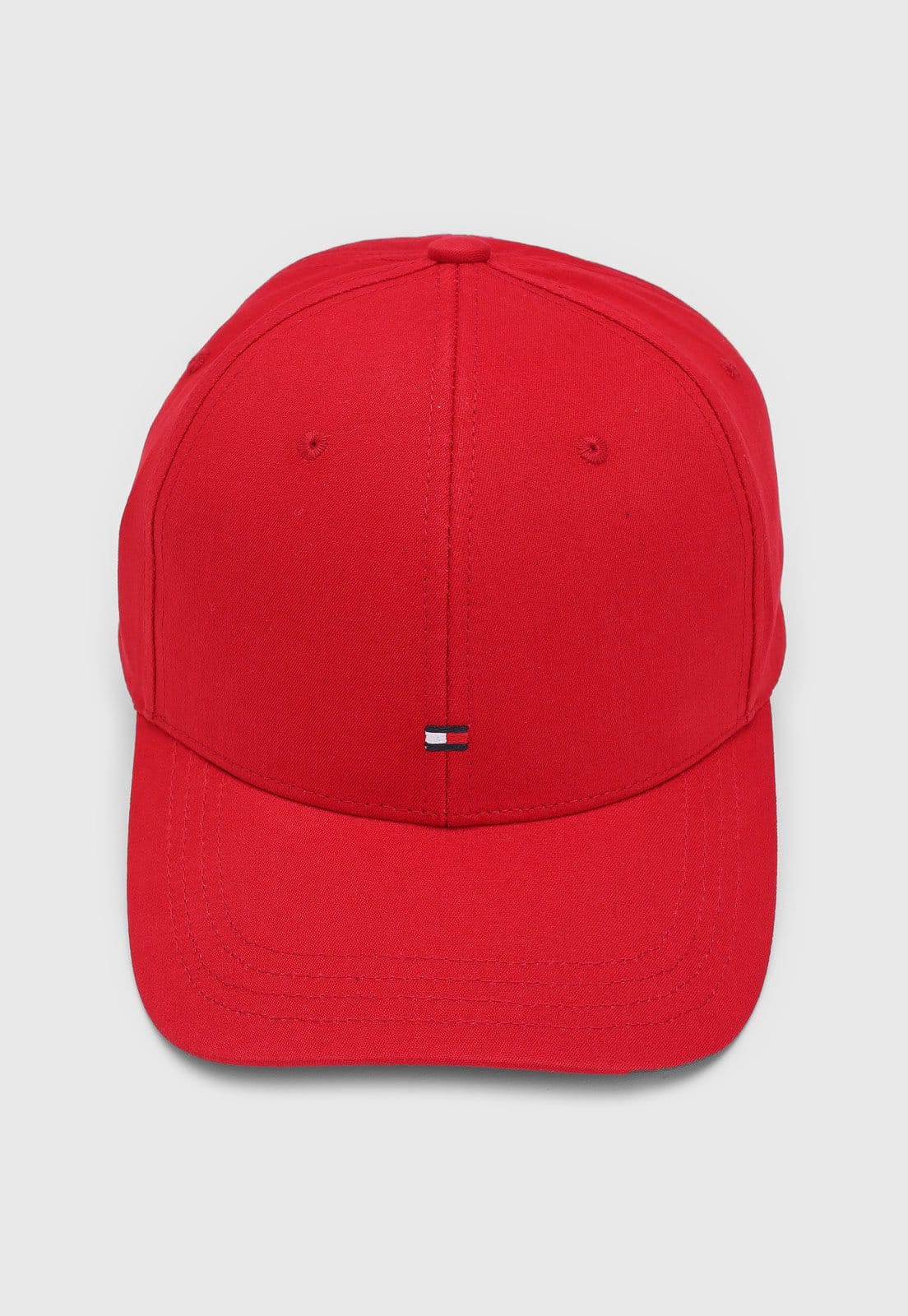 Vista principal Boné Aberto Tommy Hilfiger Logo Bordado Aba Curva Tommy Hilfiger vermelho