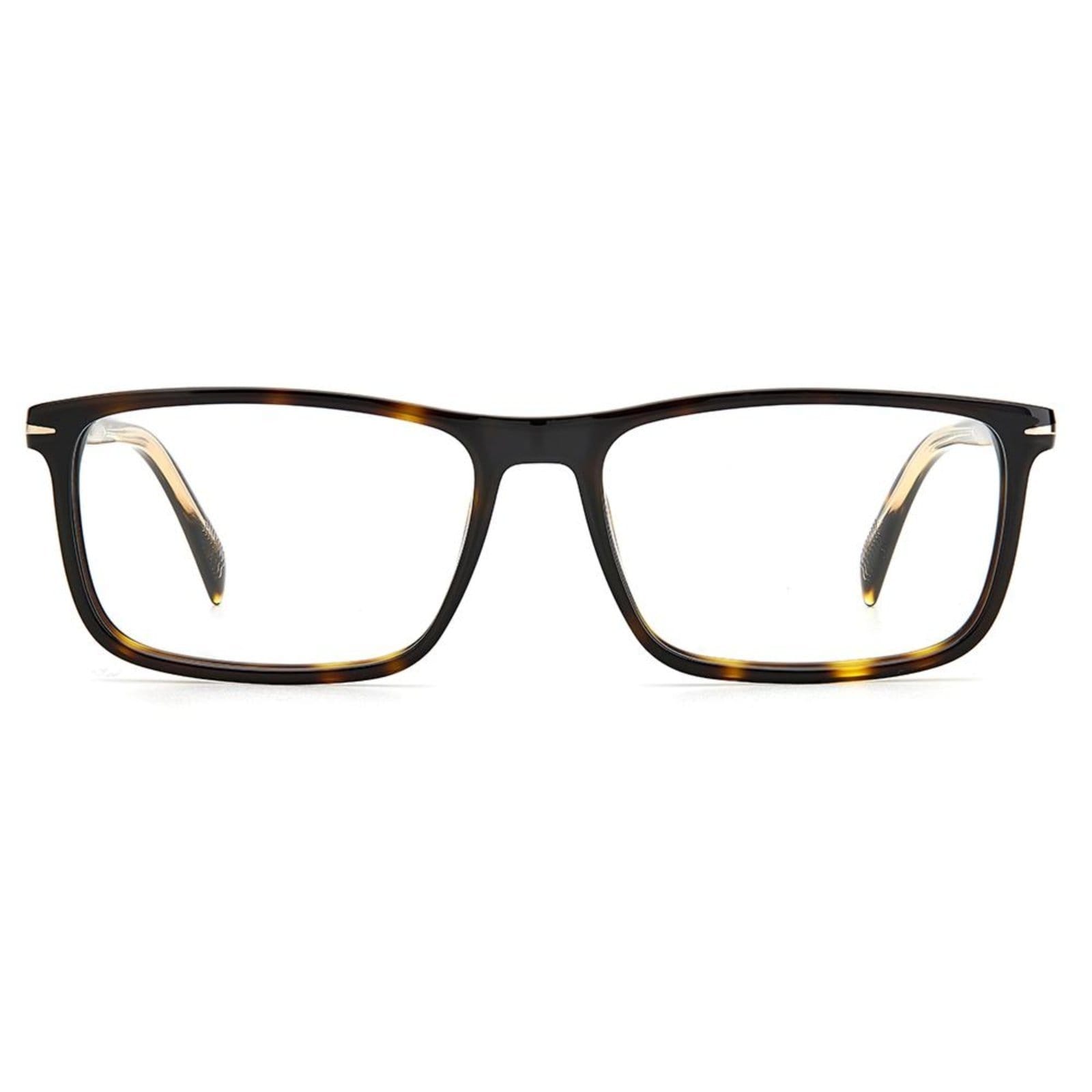 Vista 2 Armação de Óculos David Beckham DB 1019 086 - 54 Marrom David Beckham incolor