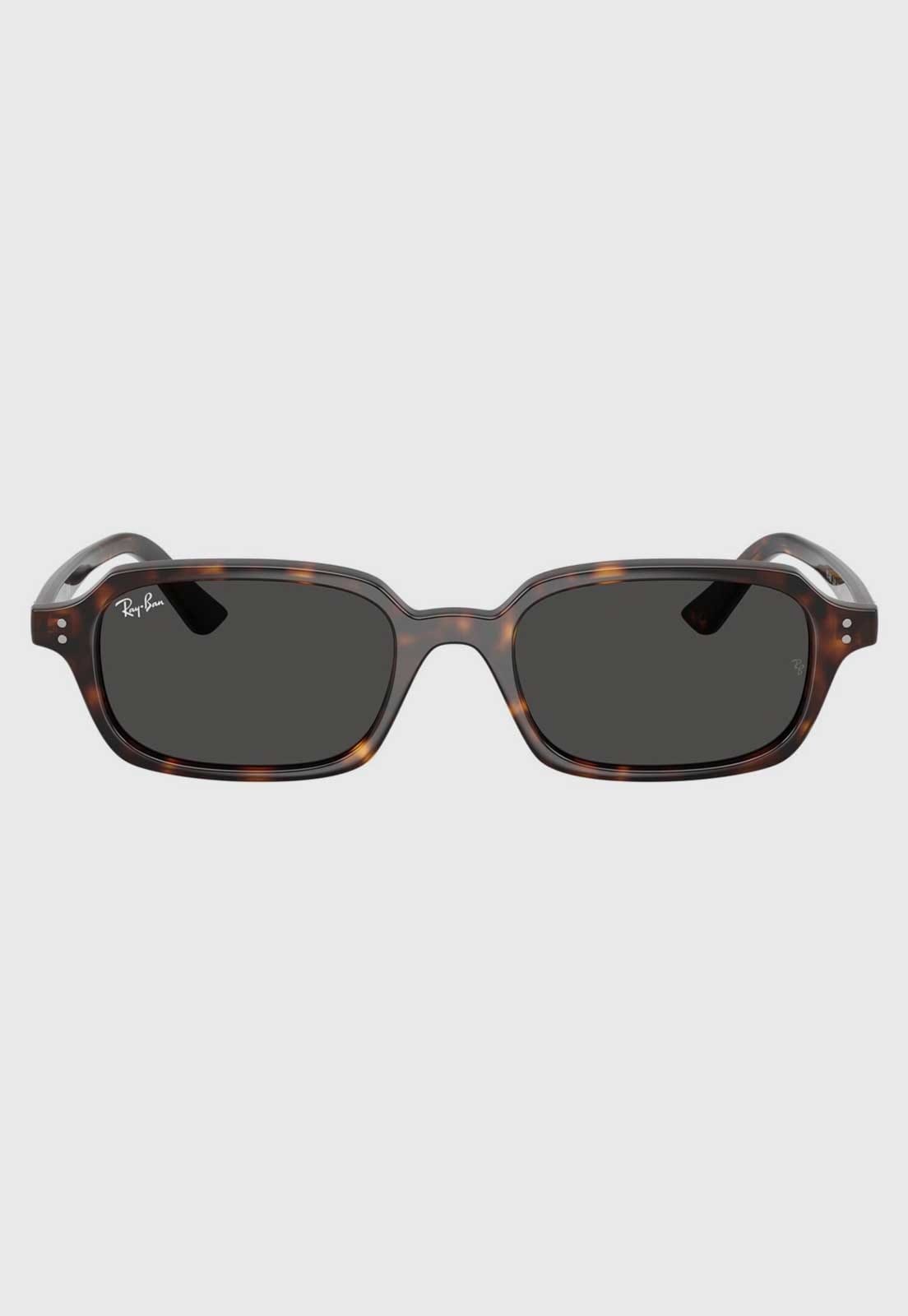 Vista 2 Óculos Feminino Ray-Ban Retangular Tartaruga Ray-Ban marrom