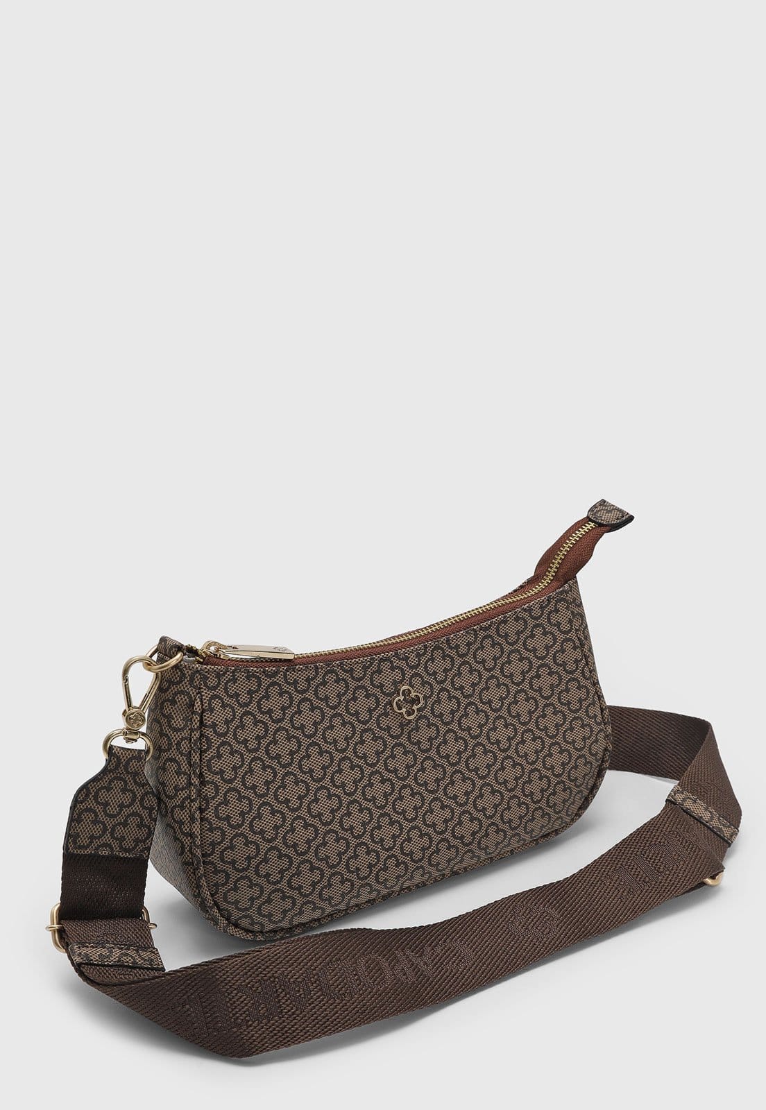 Vista 2 Bolsa Média Feminina Capodarte Monograma Capodarte bege