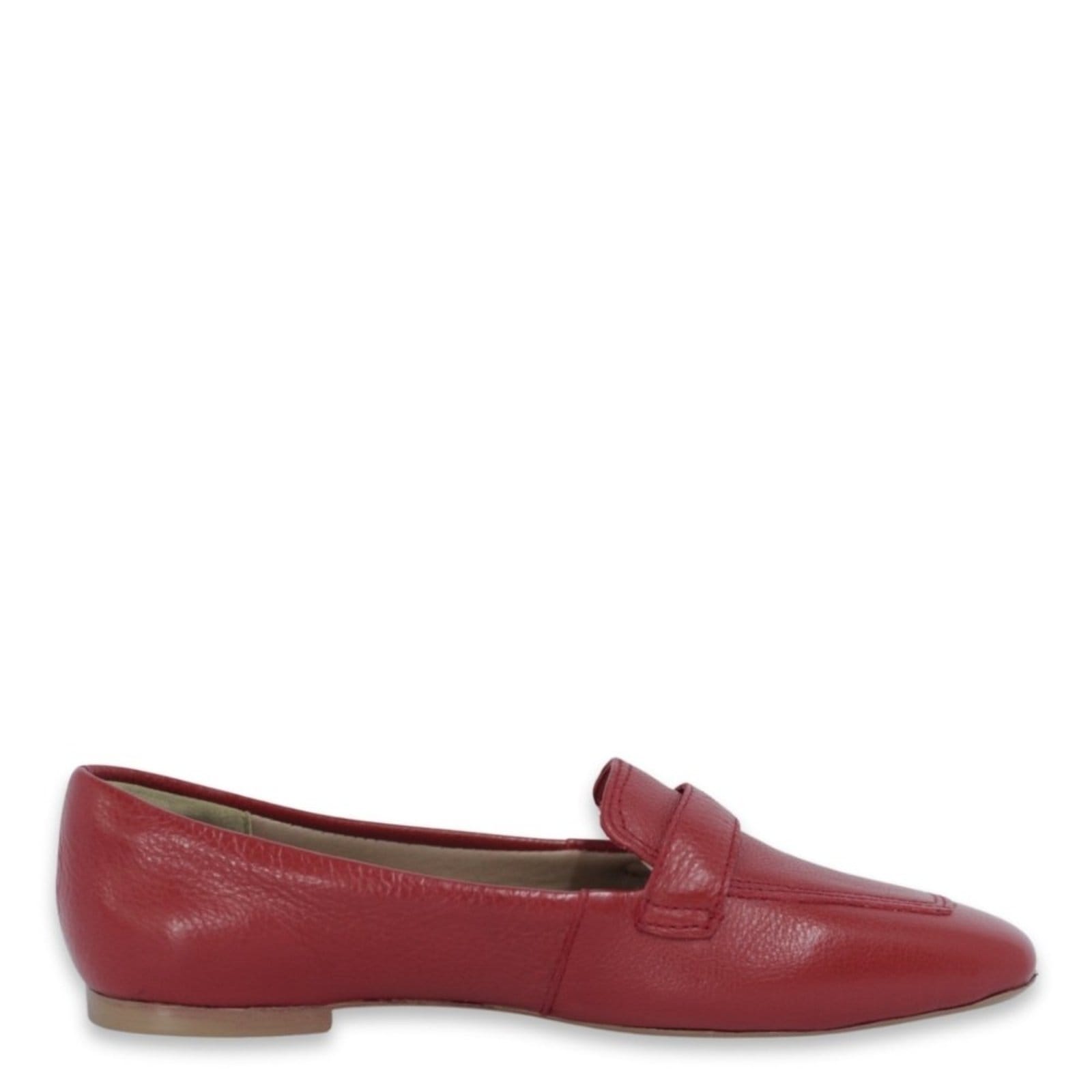 Sapatilha Feminina Bico Quadrado em Couro Salto Baixo